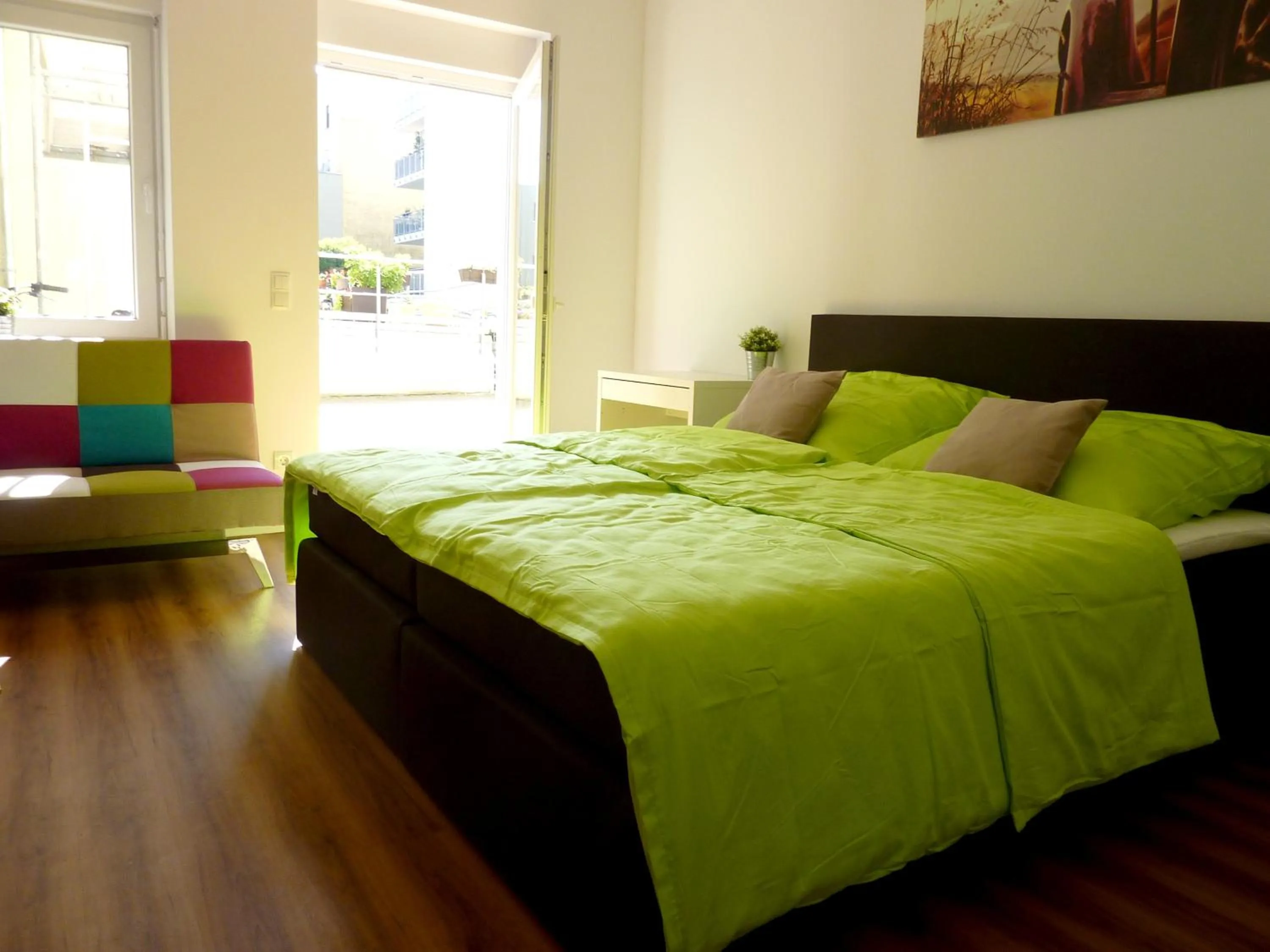 Photo of the whole room, Bed in City Apartment Jena