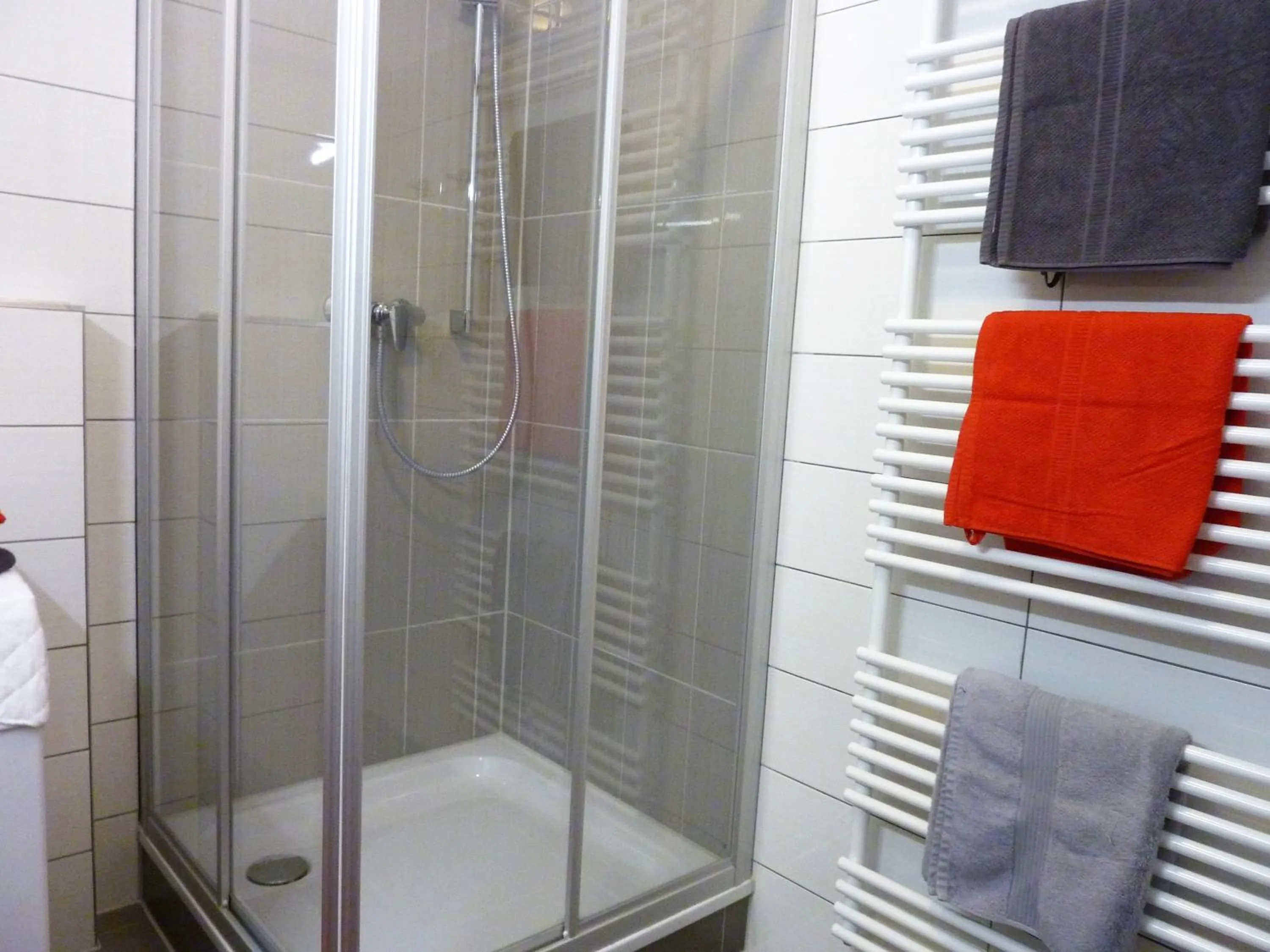 Shower in City Apartment Jena