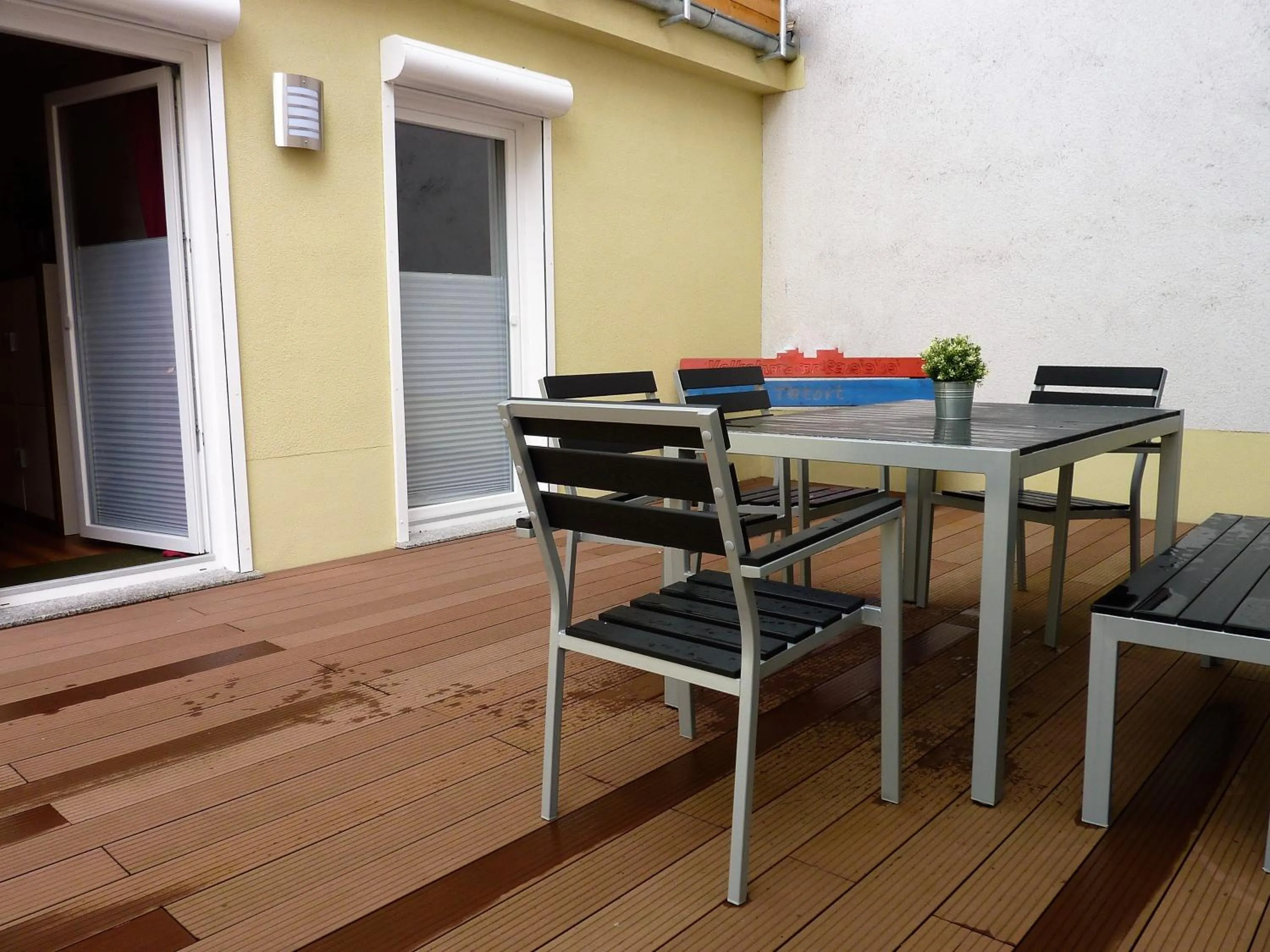 Balcony/Terrace in City Apartment Jena