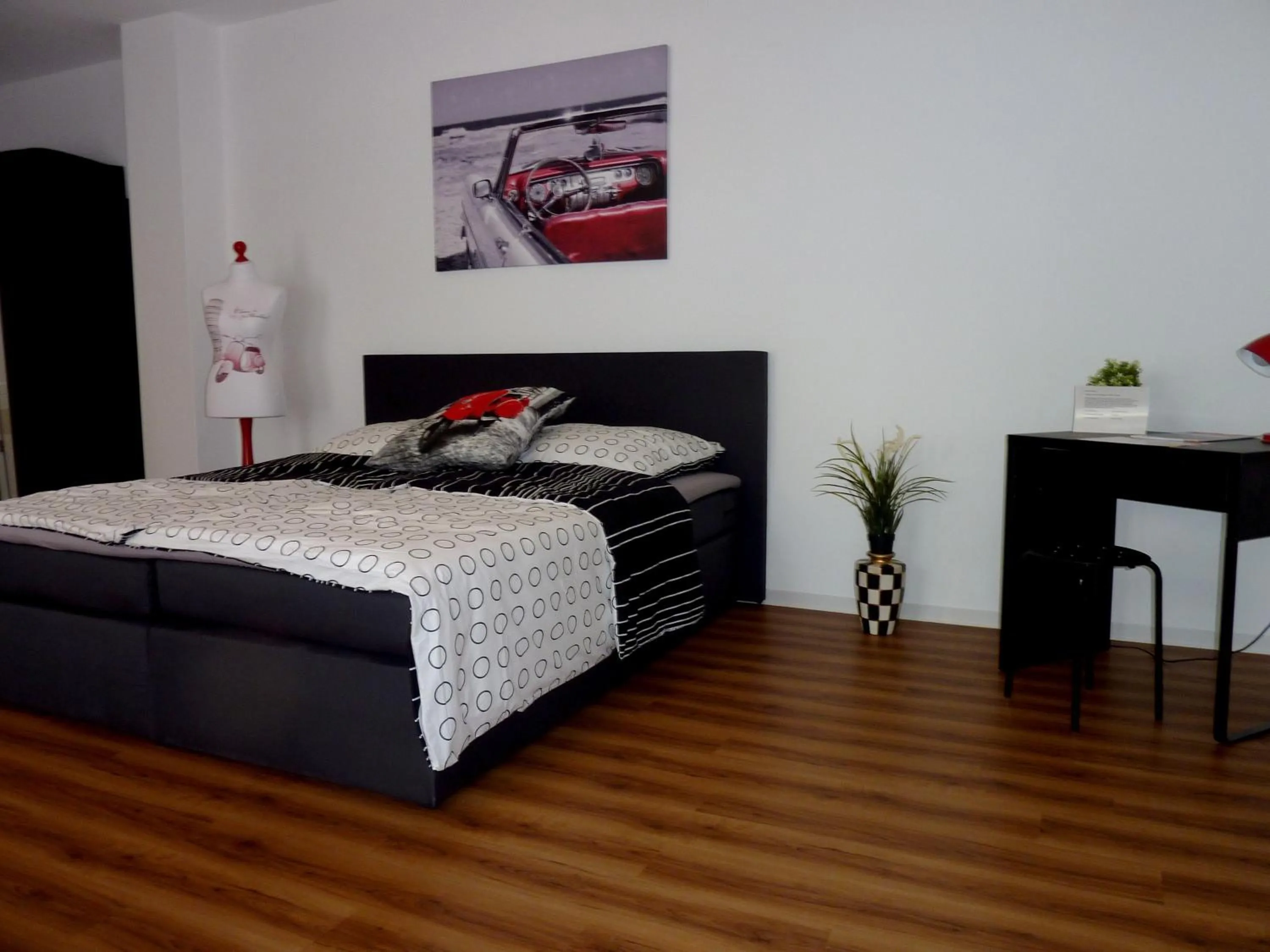 Photo of the whole room, Bed in City Apartment Jena