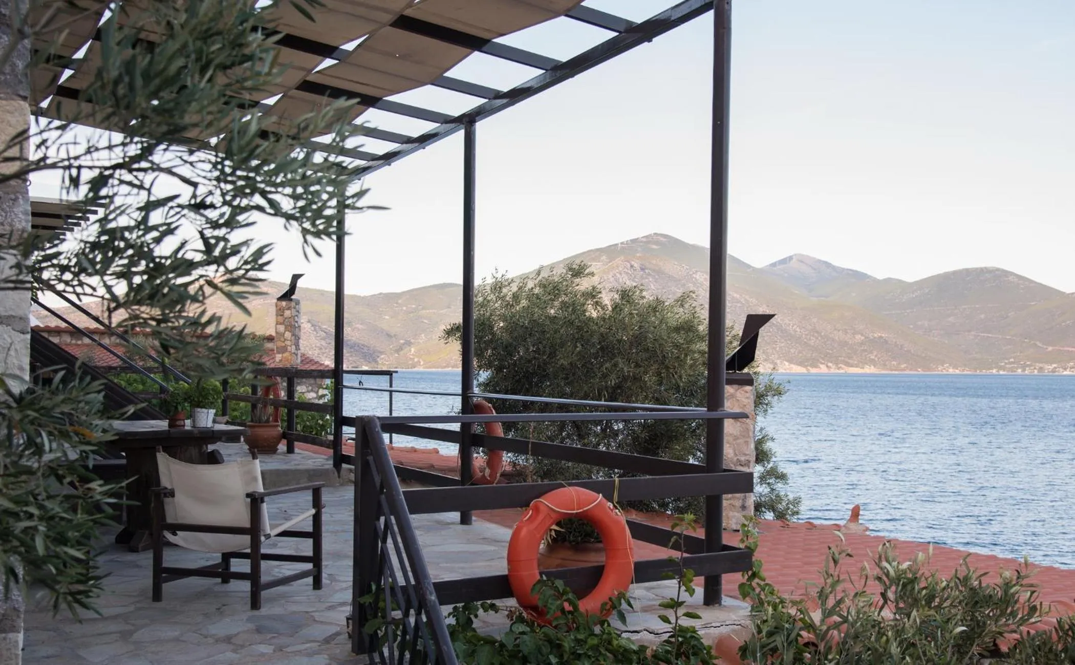 Superior Suite with Sea View in Agrilia Koromili Retreat