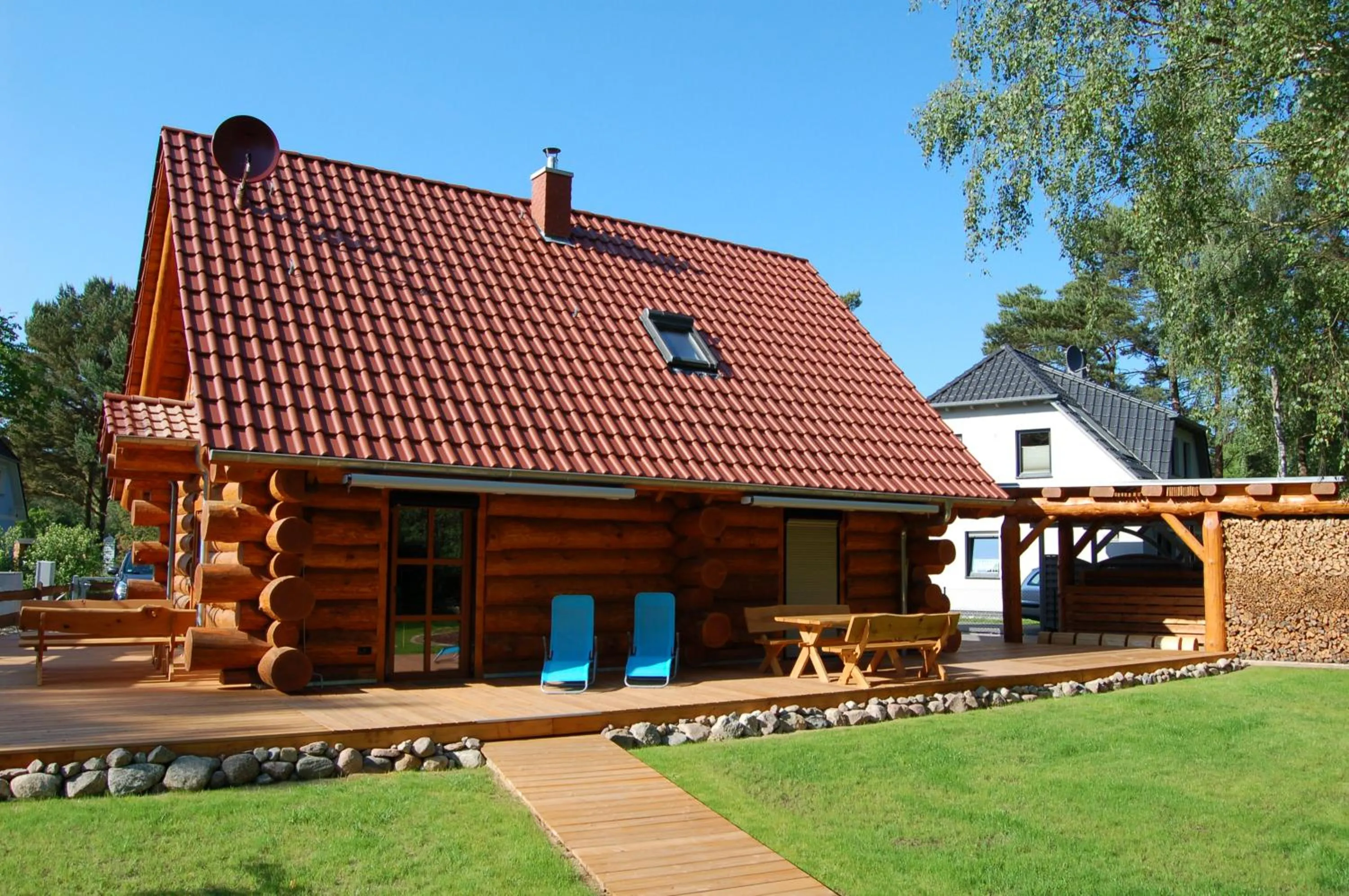 Property building in Naturstamm Ferienhaus