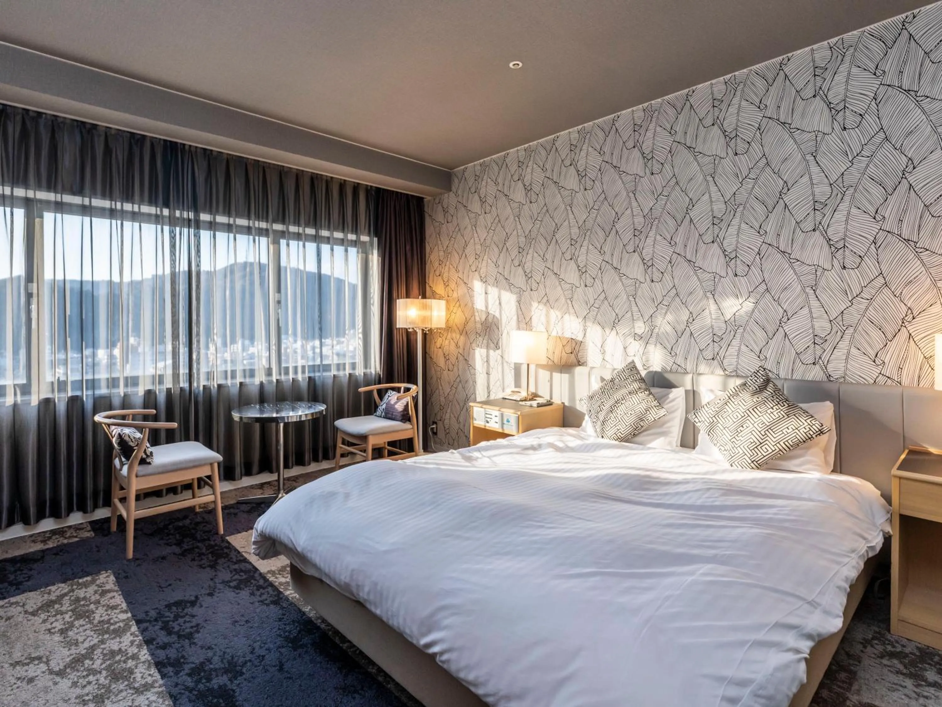 Bed in Century Plaza Hotel