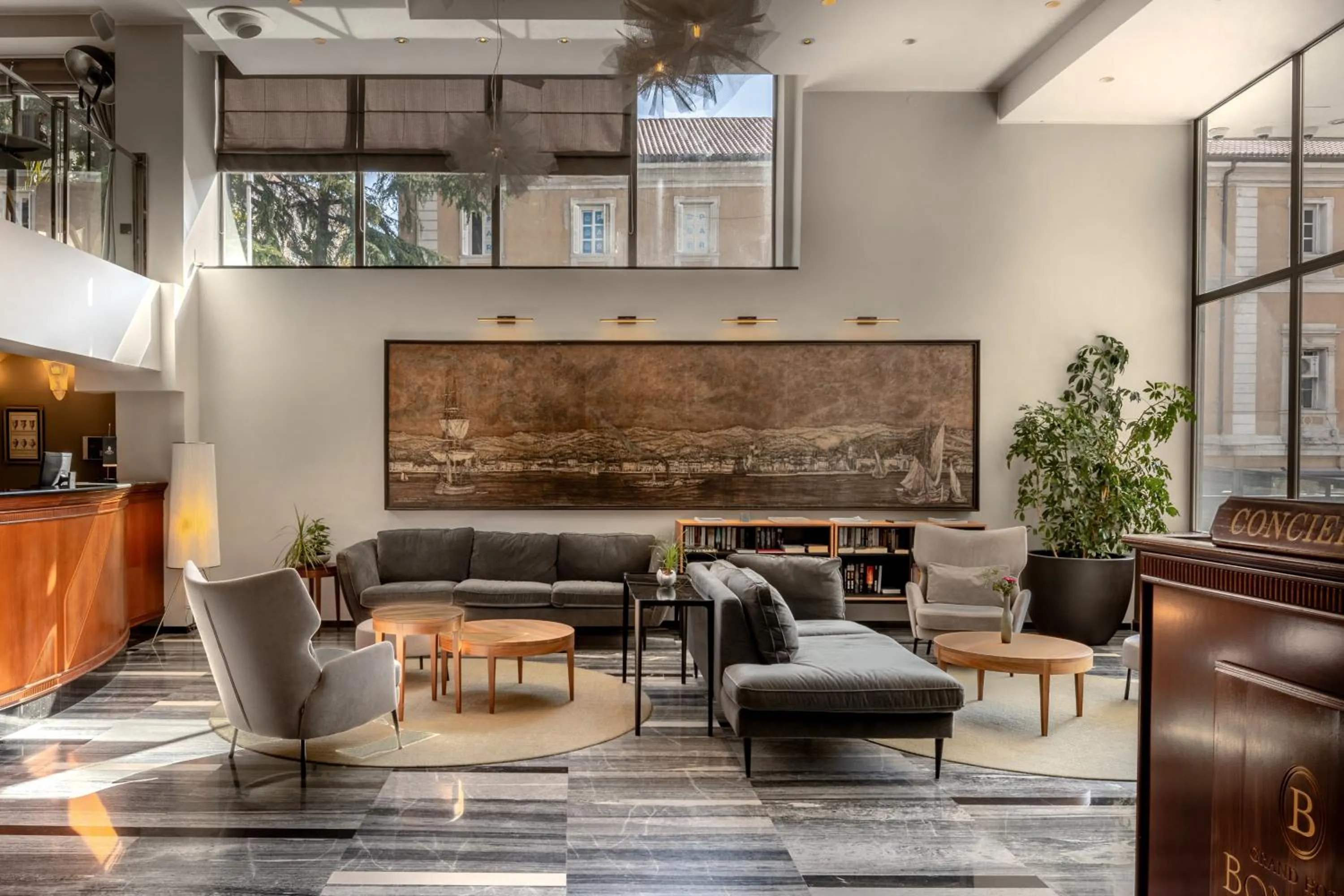 Lobby or reception in Grand Hotel Bonavia