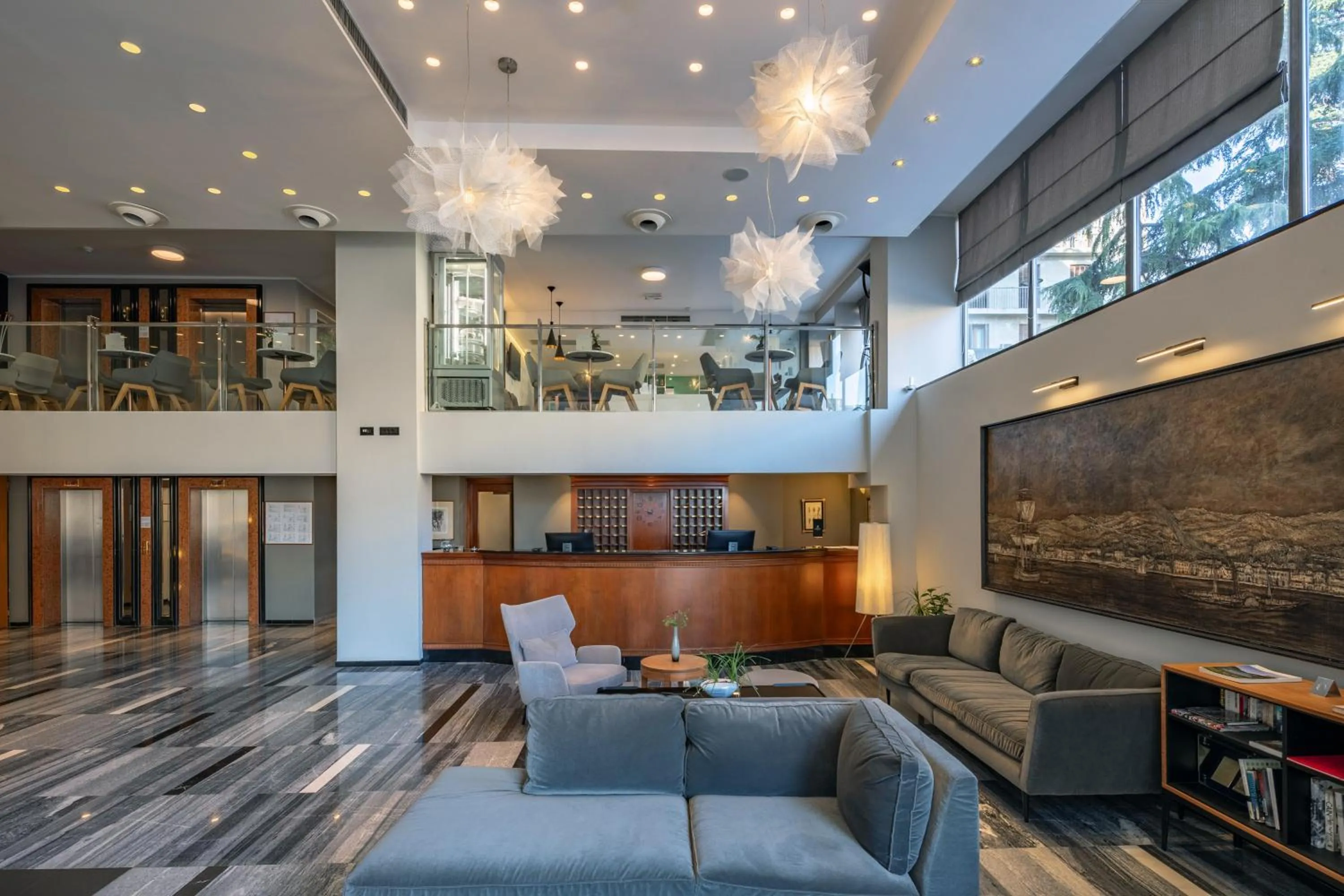 Lobby or reception in Grand Hotel Bonavia