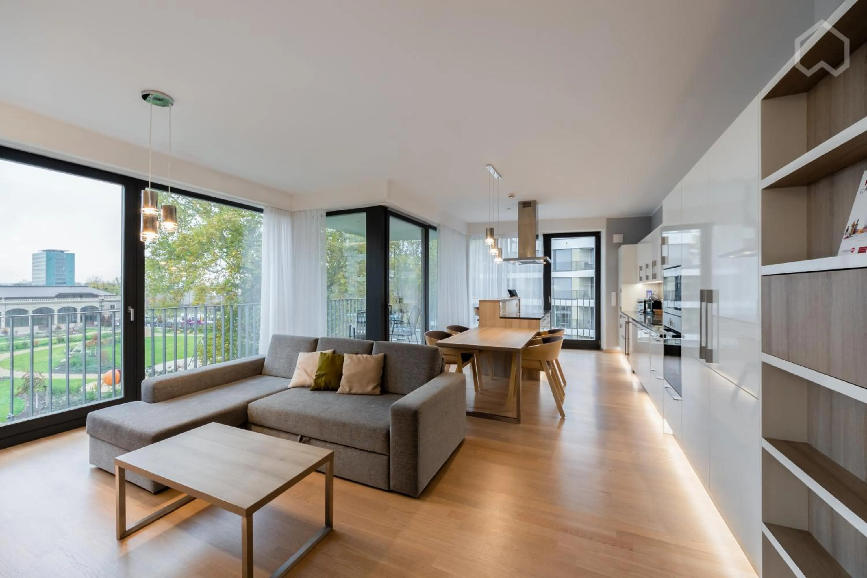 Kitchen or kitchenette in Residenz am Zwinger
