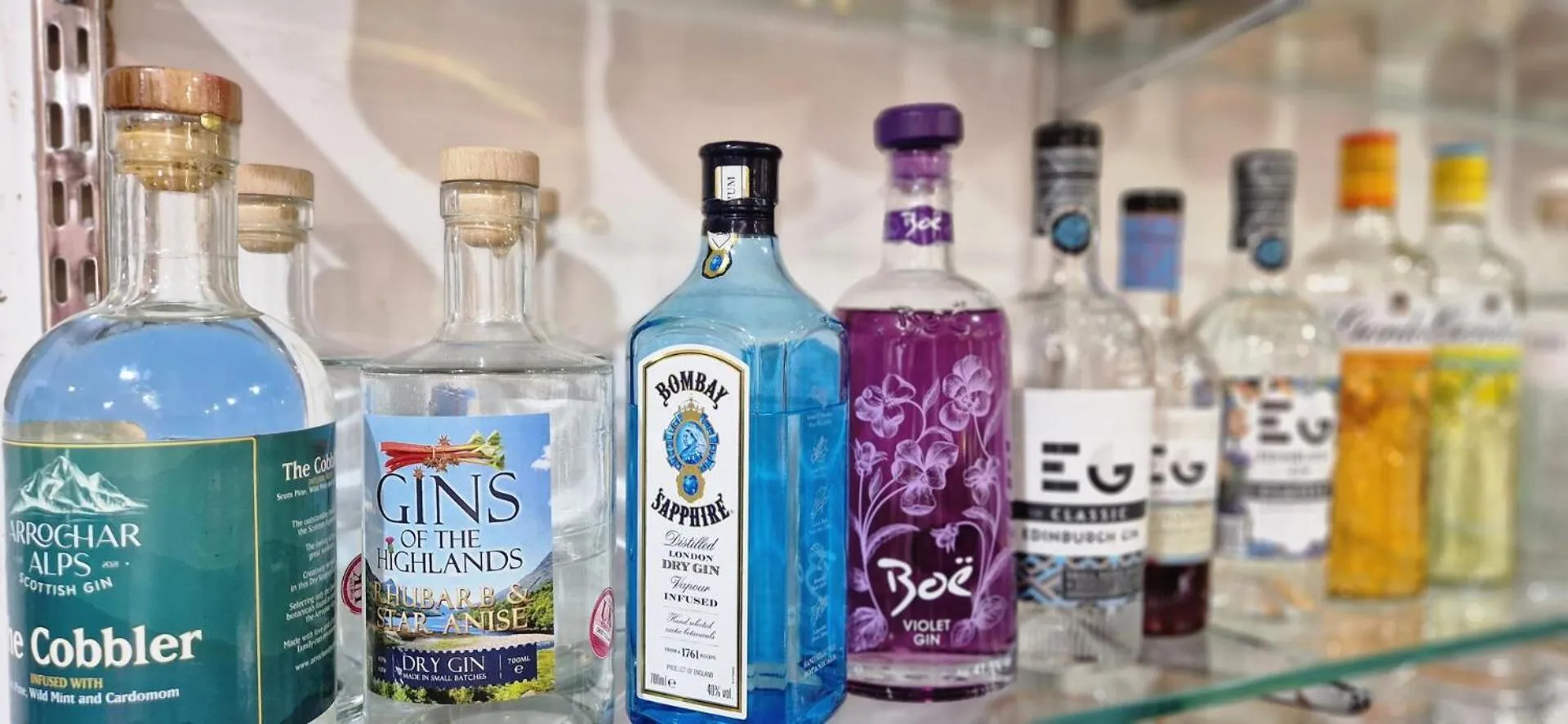 Alcoholic drinks in Loch Long Hotel