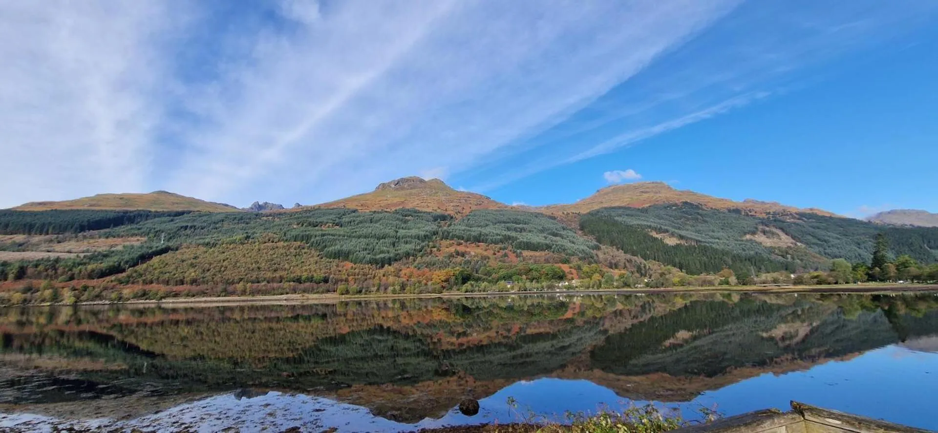 Natural landscape in Loch Long Hotel