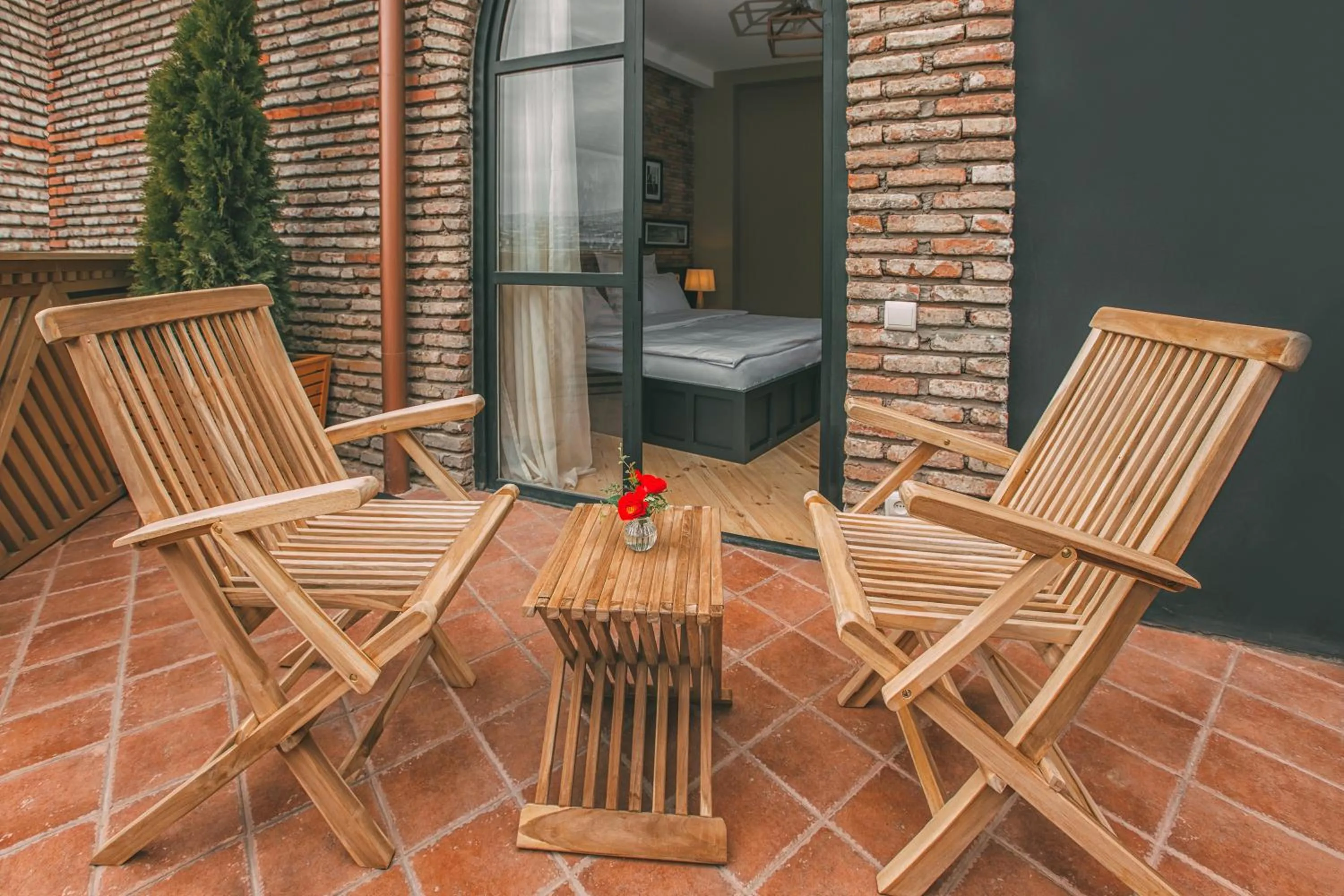 Patio in Kisi Boutique Hotel