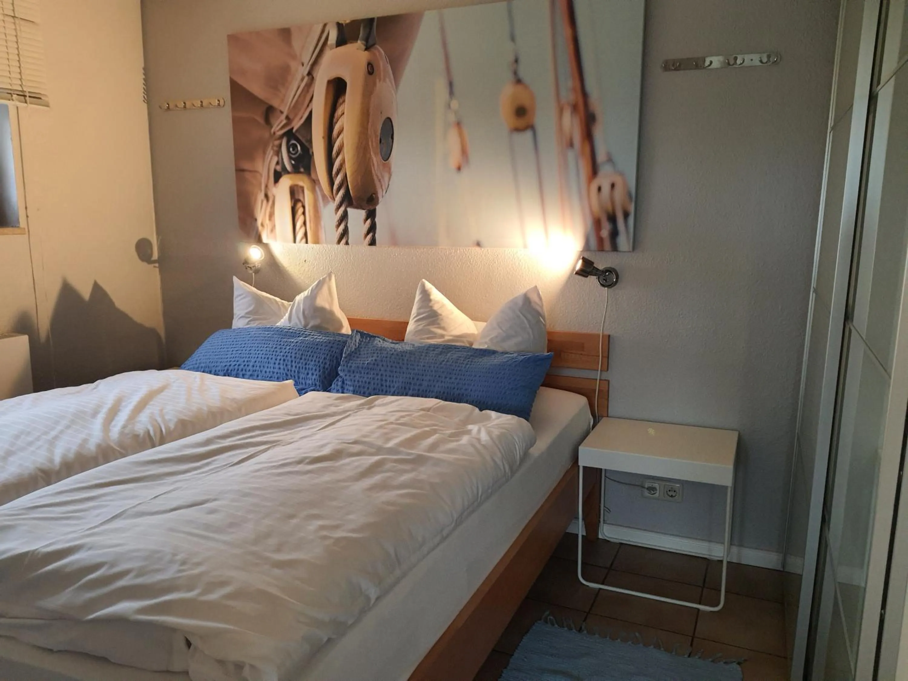 Photo of the whole room, Bed in Haus Achtern Diek in erster Reihe am Meer