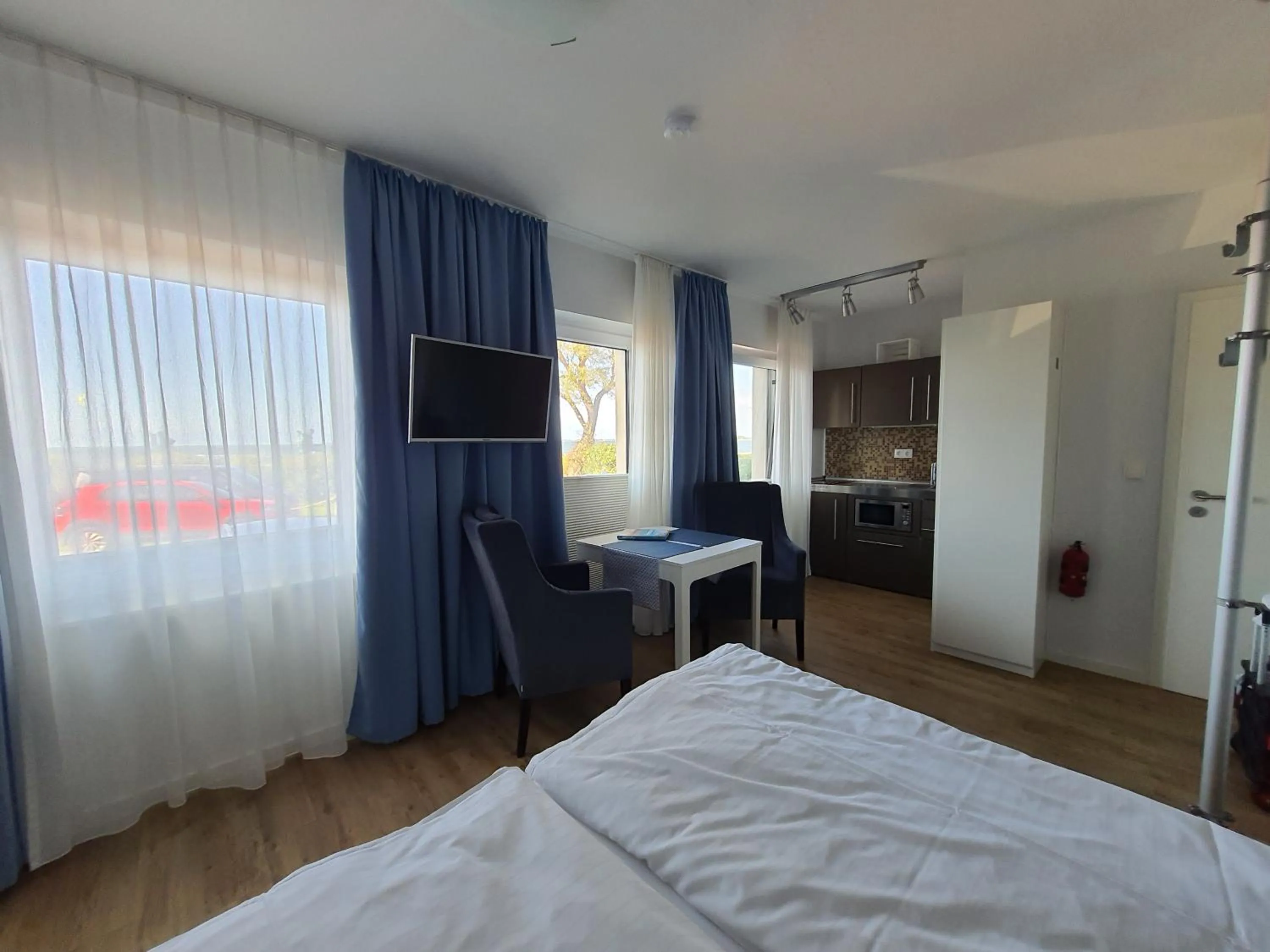 Photo of the whole room, Bed in Haus Achtern Diek in erster Reihe am Meer