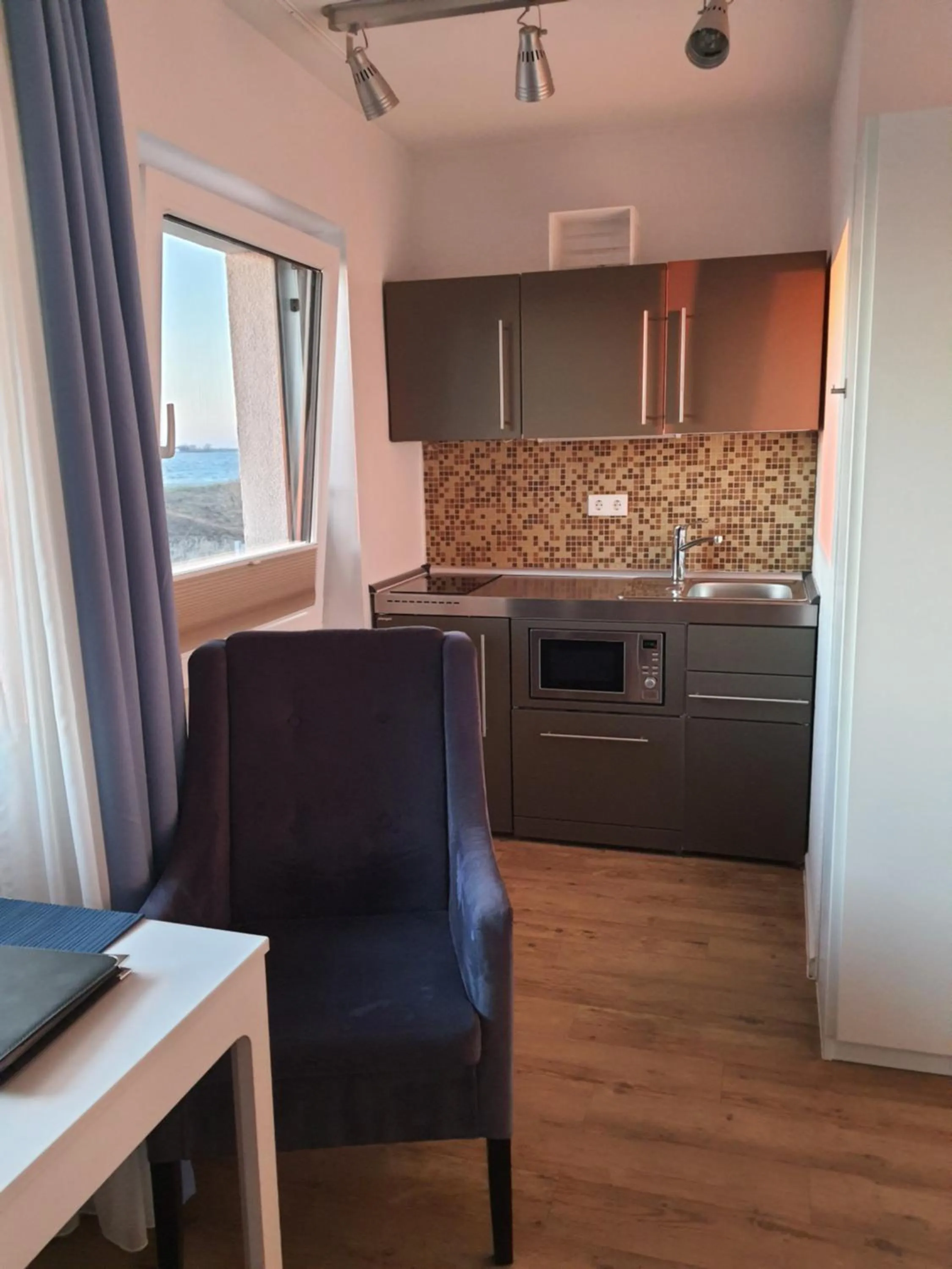 kitchen in Haus Achtern Diek in erster Reihe am Meer