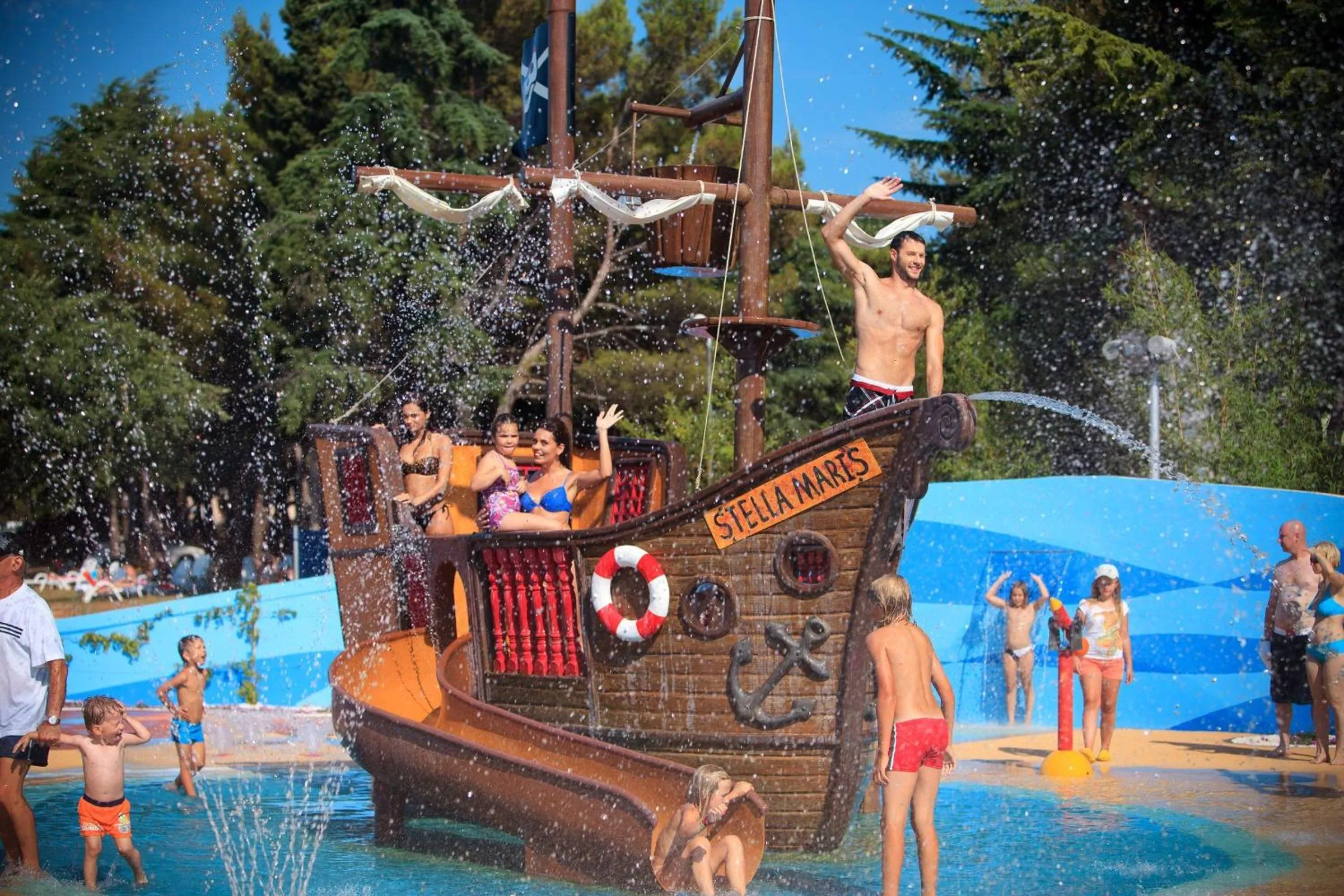 Swimming pool in Apartments Stella Plava Laguna