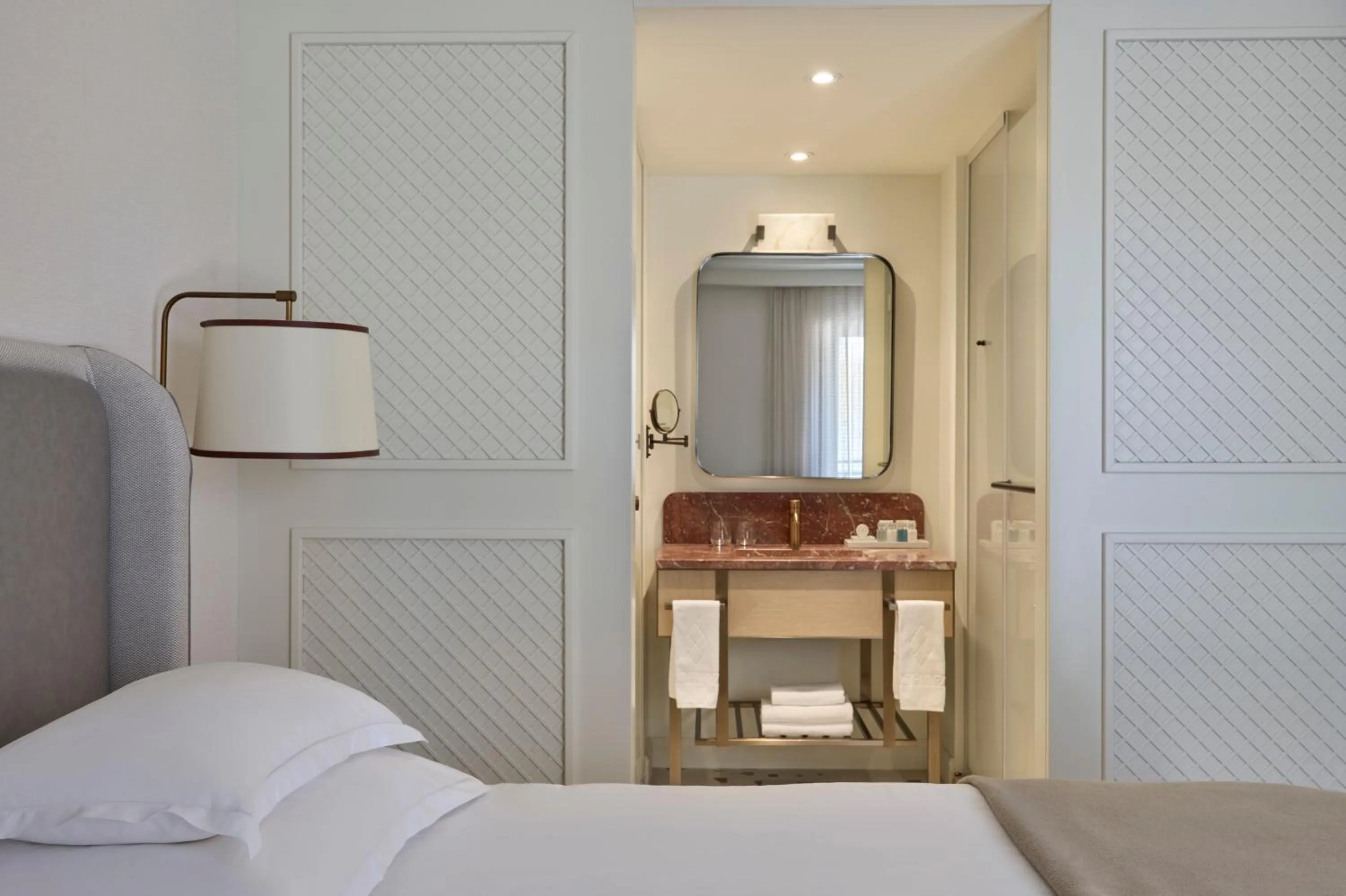 Bathroom, Bed in Amadria Park Grand Hotel 4 Opatijska Cvijeta