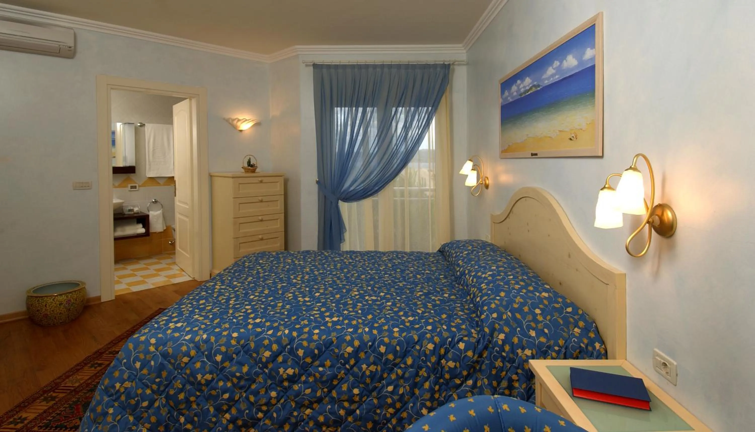 Bed in Skiper Apartments & Golf Resort