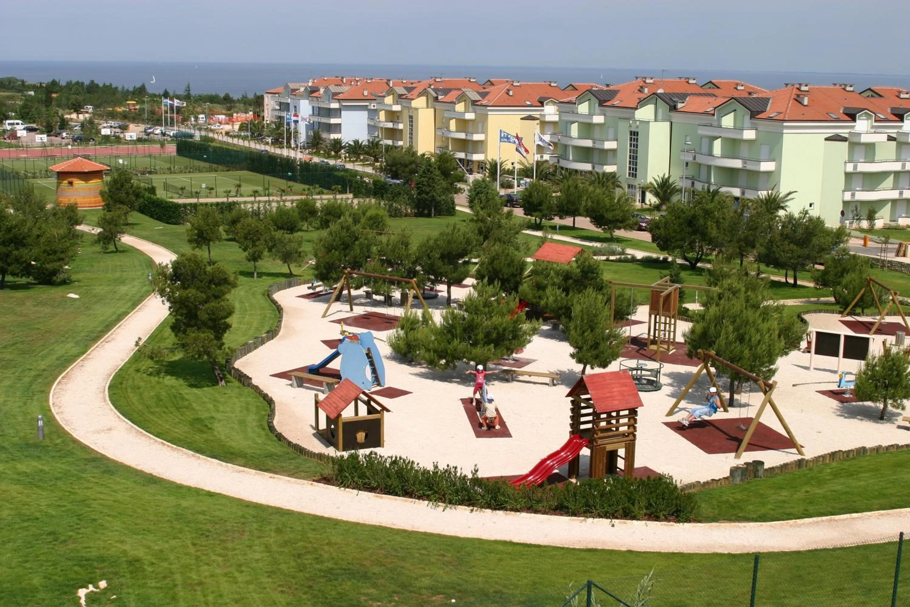 Children play ground in Skiper Apartments & Golf Resort