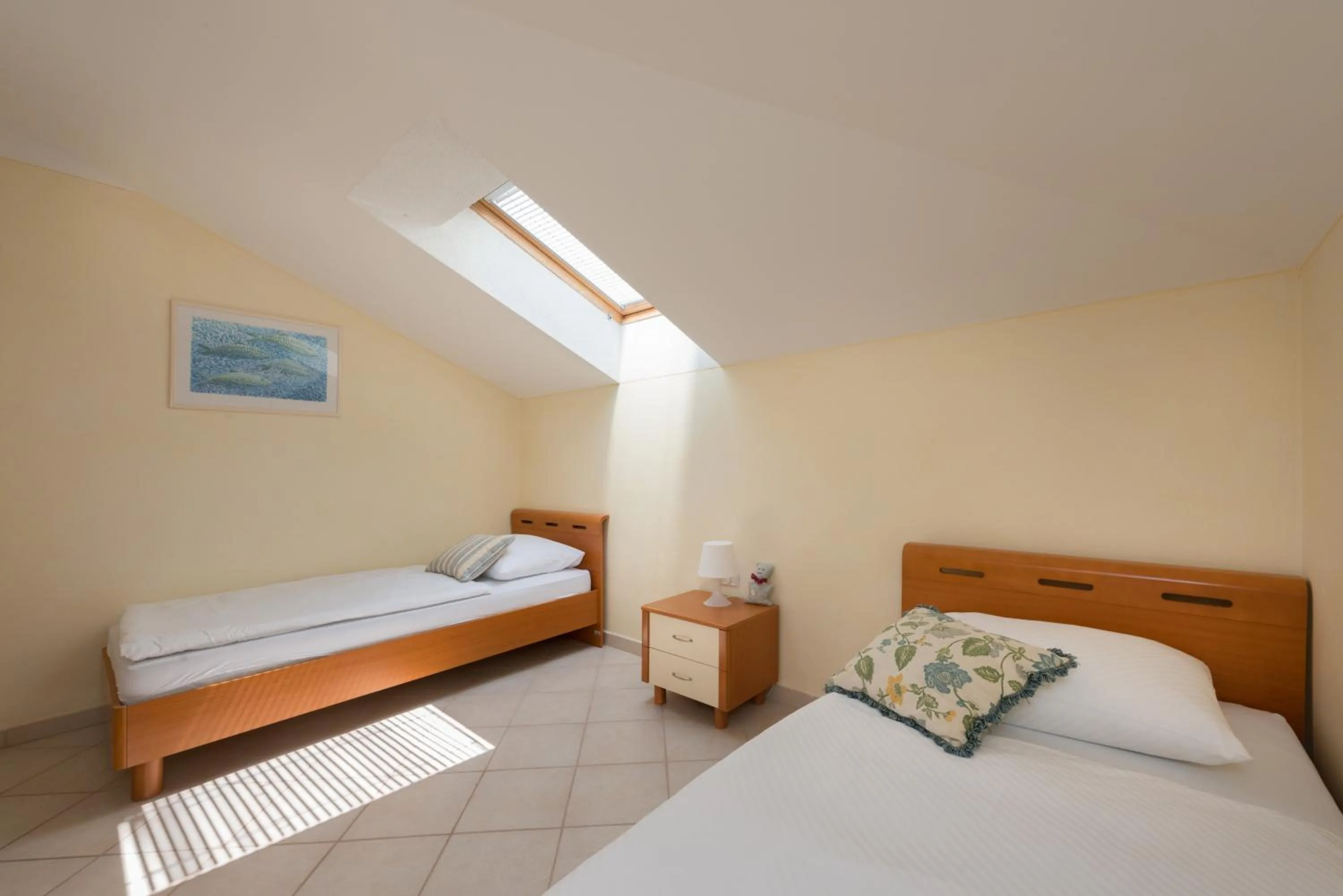 Bed in Skiper Apartments & Golf Resort