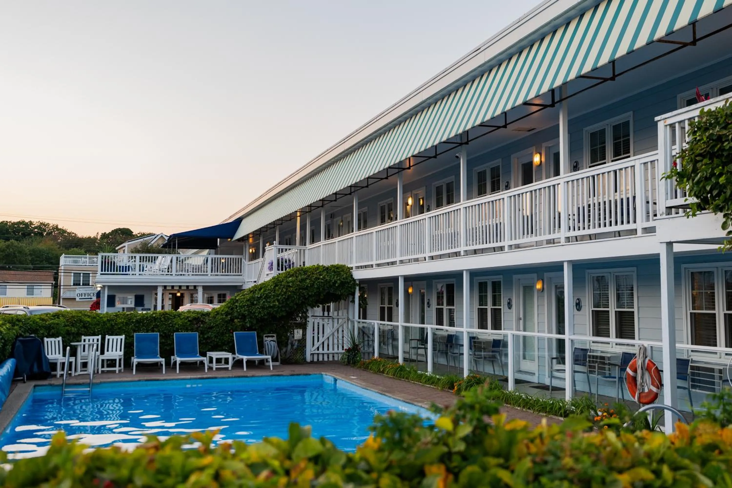 Pool view in The Edgewater