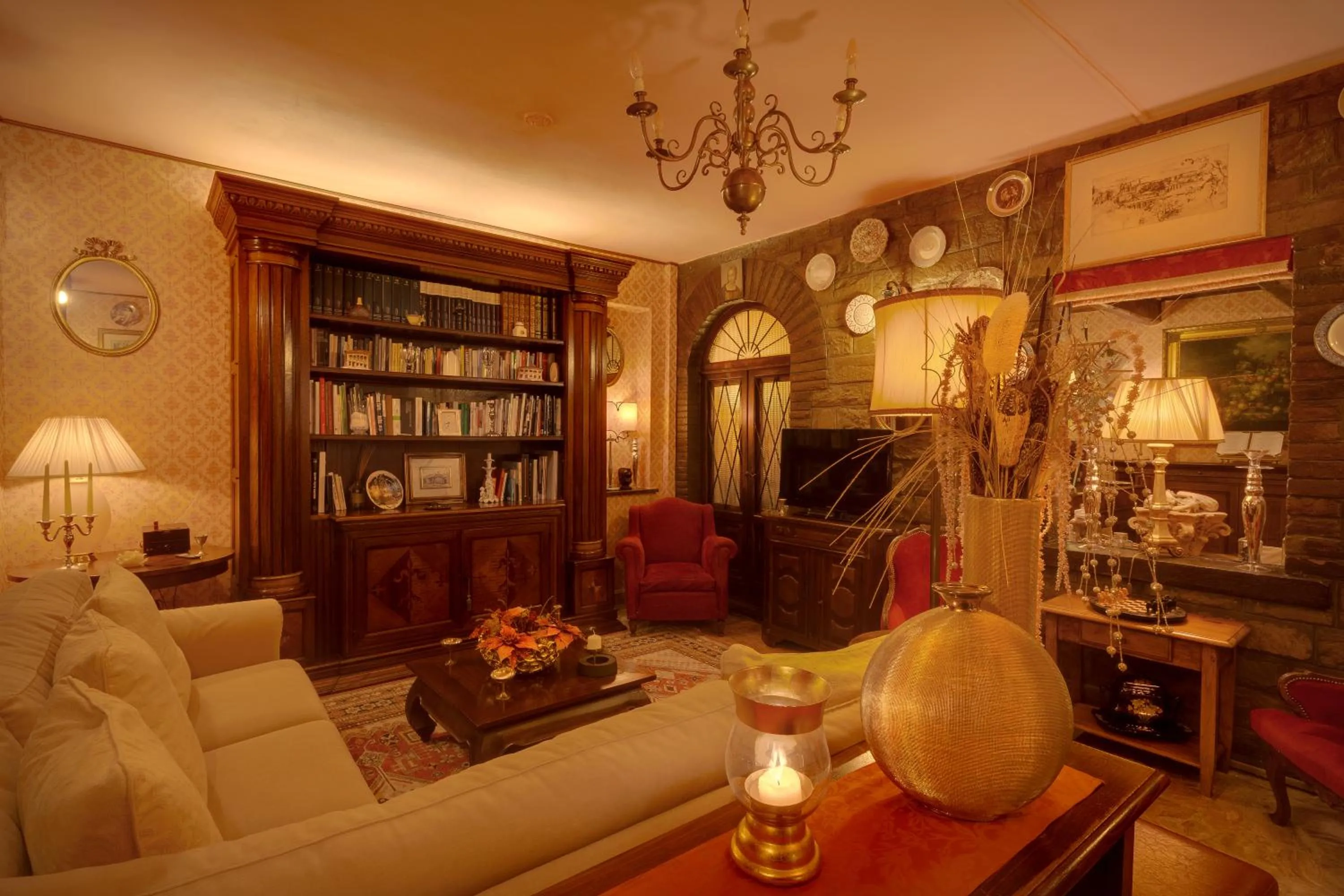Library in Relais Antica Locanda La Diligenza