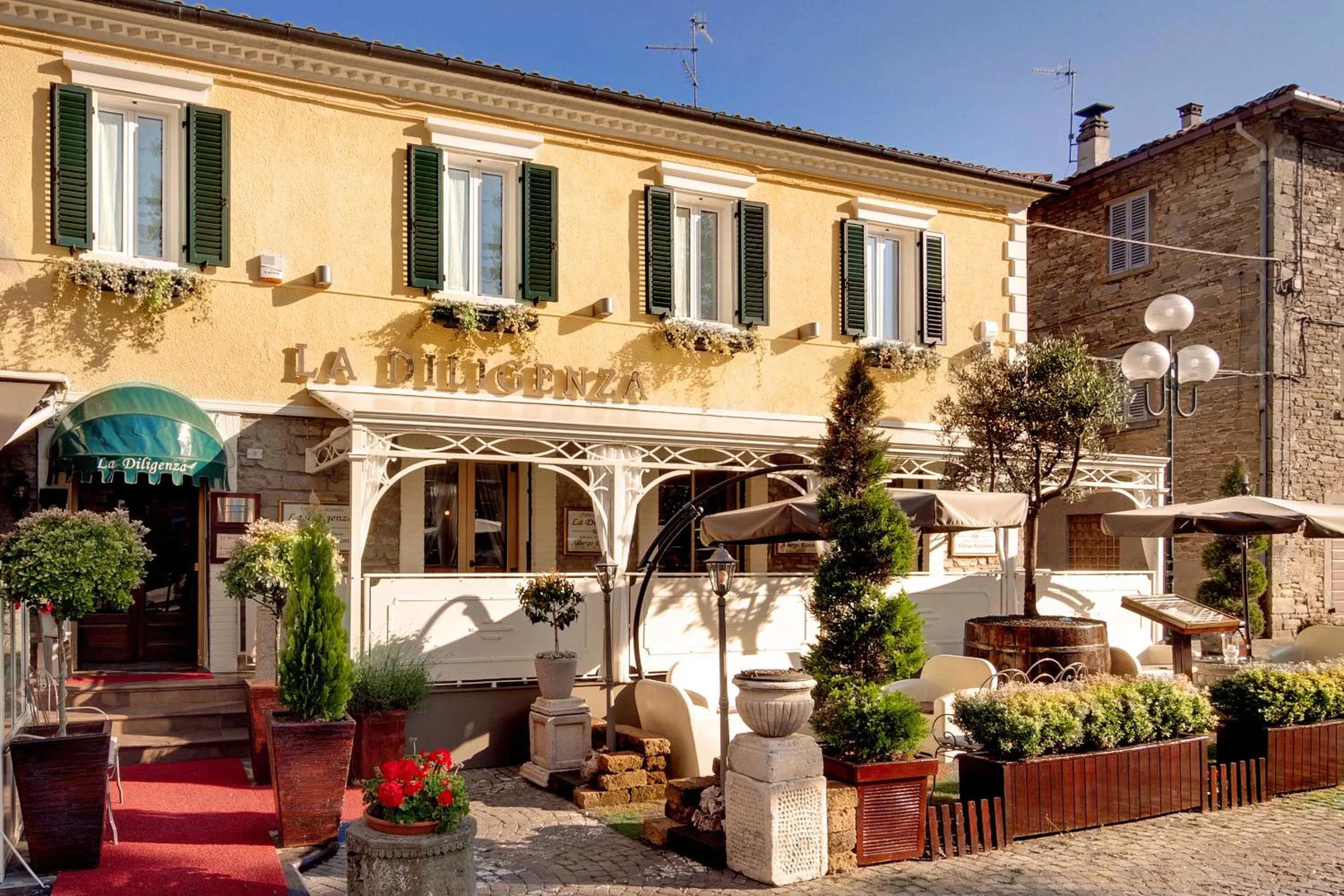 Facade/entrance in Relais Antica Locanda La Diligenza