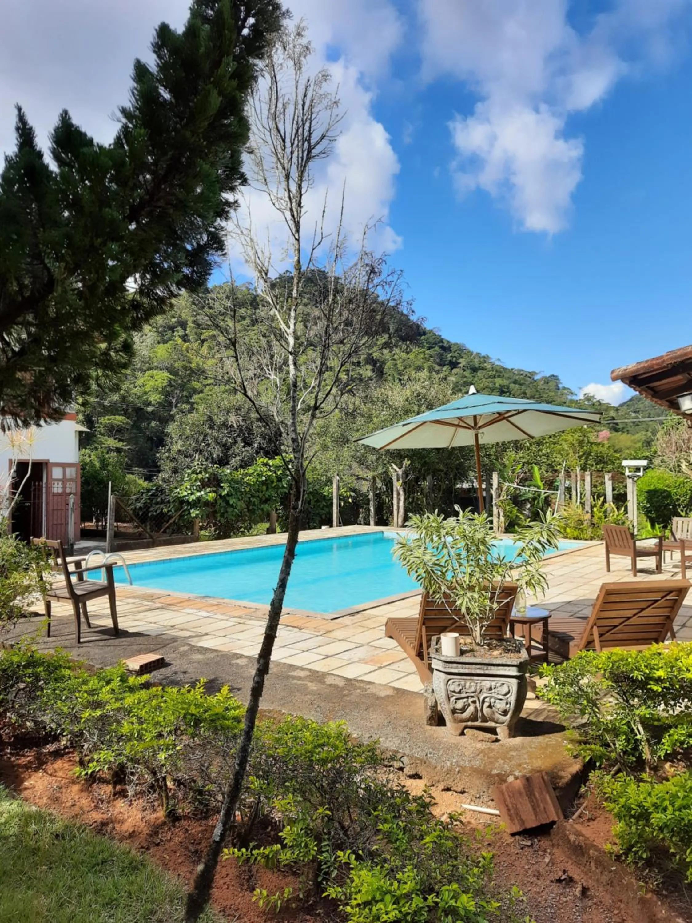 Pool view in Agellum Bed & Breakfast