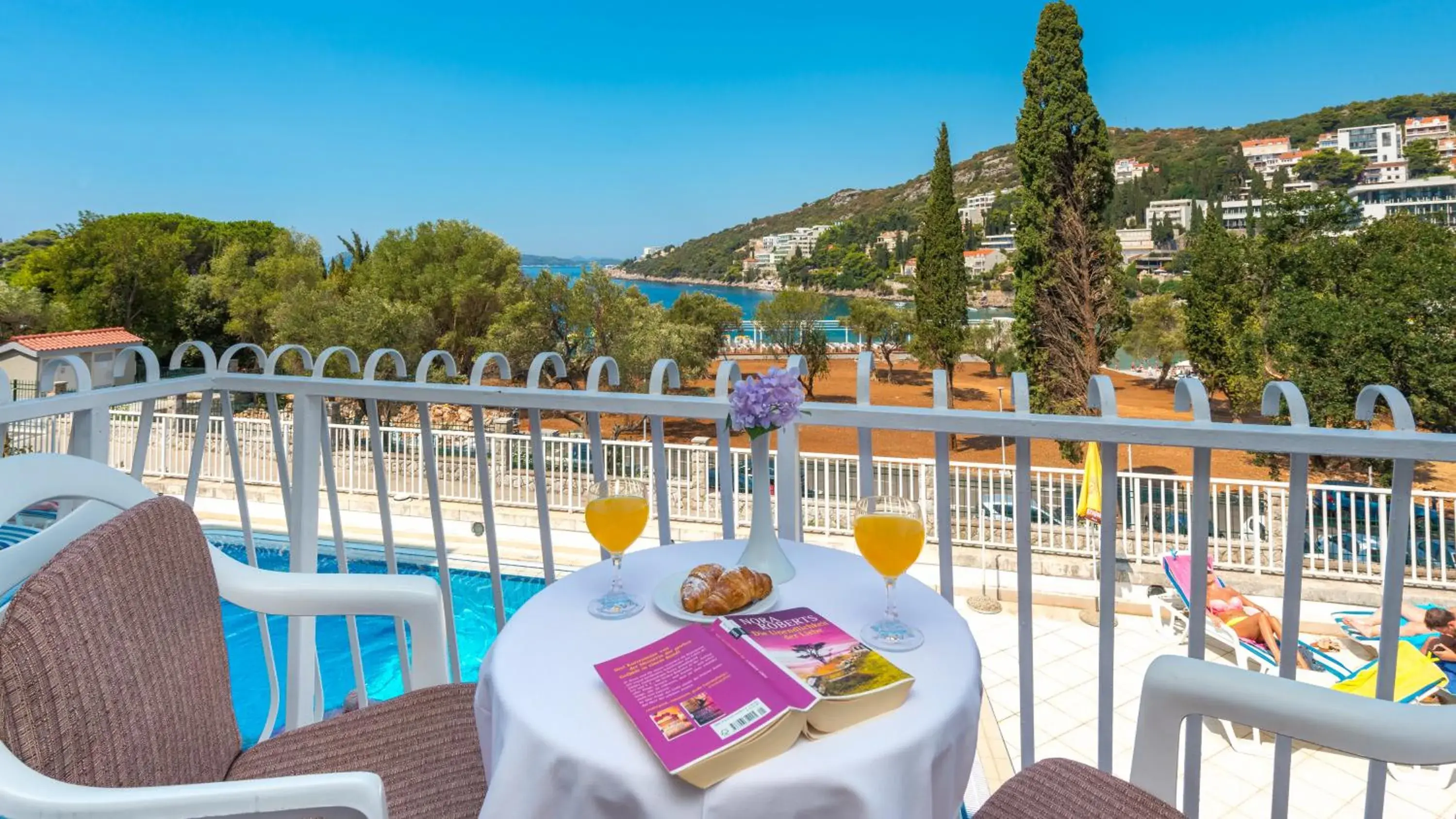 Pool view in Hotel Komodor Pool view in Hotel Komodor