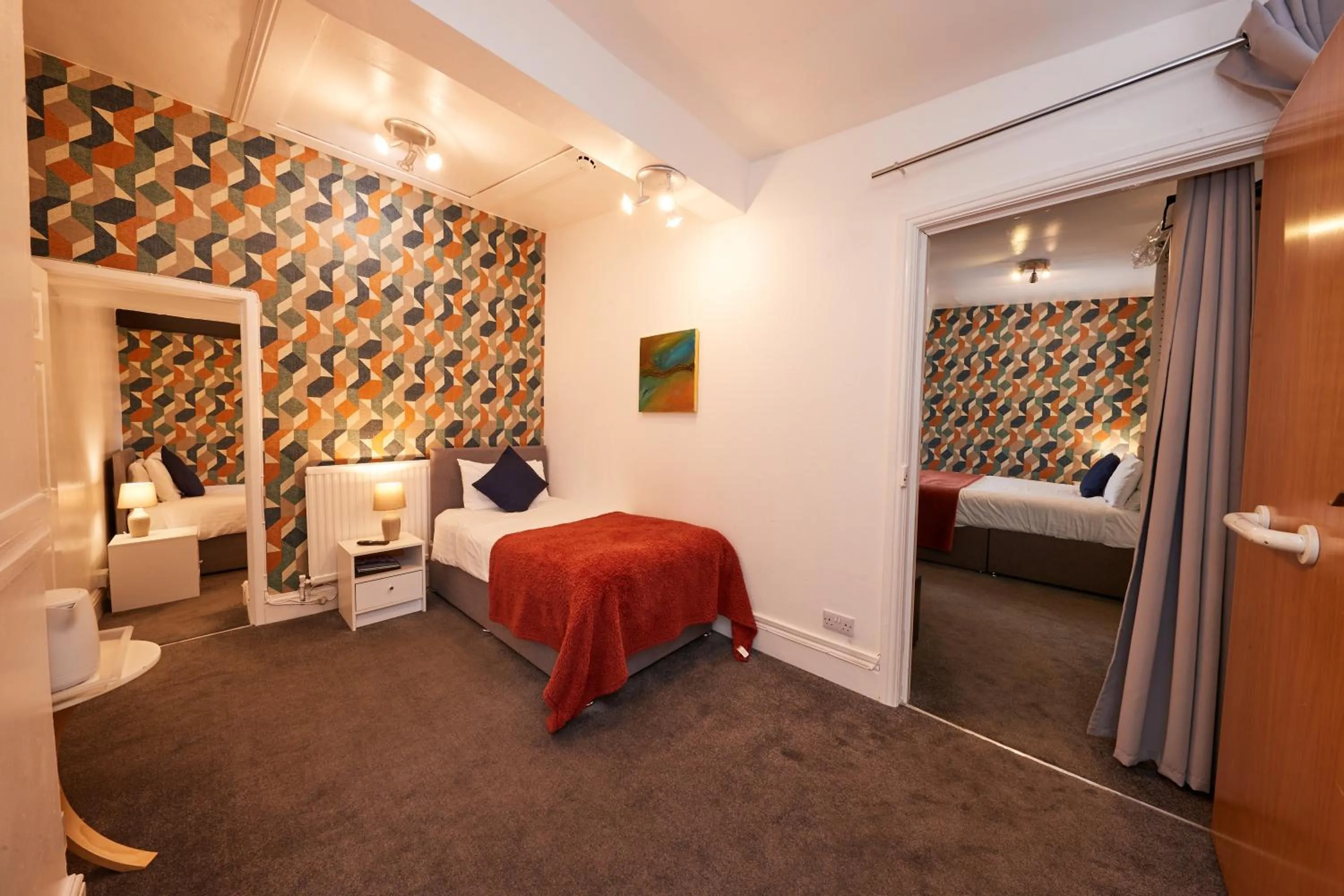 Bed in The Forest Lodge