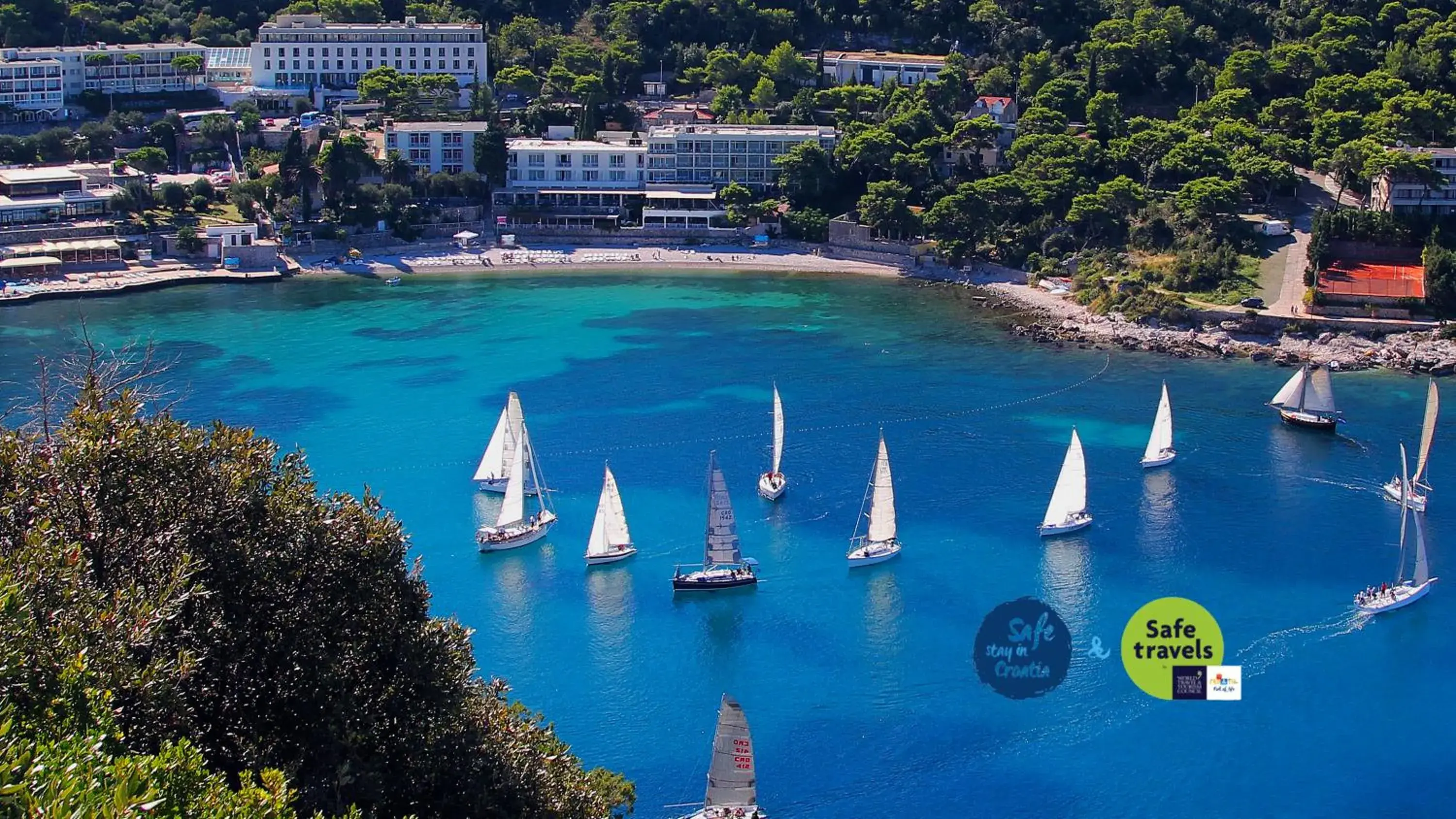 Property building in Hotel Uvala Property building in Hotel Uvala