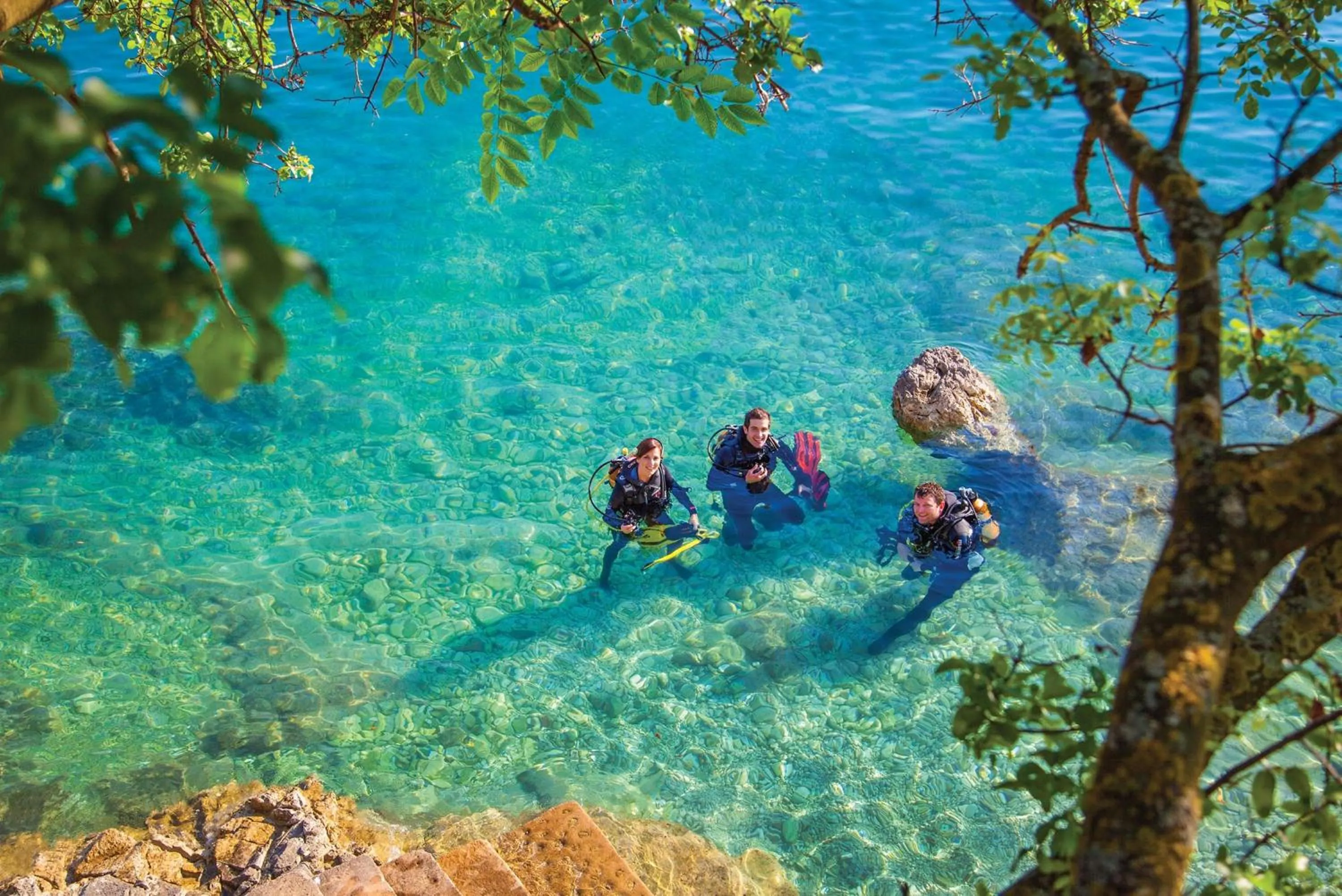 Diving in Valamar Crystal Hotel