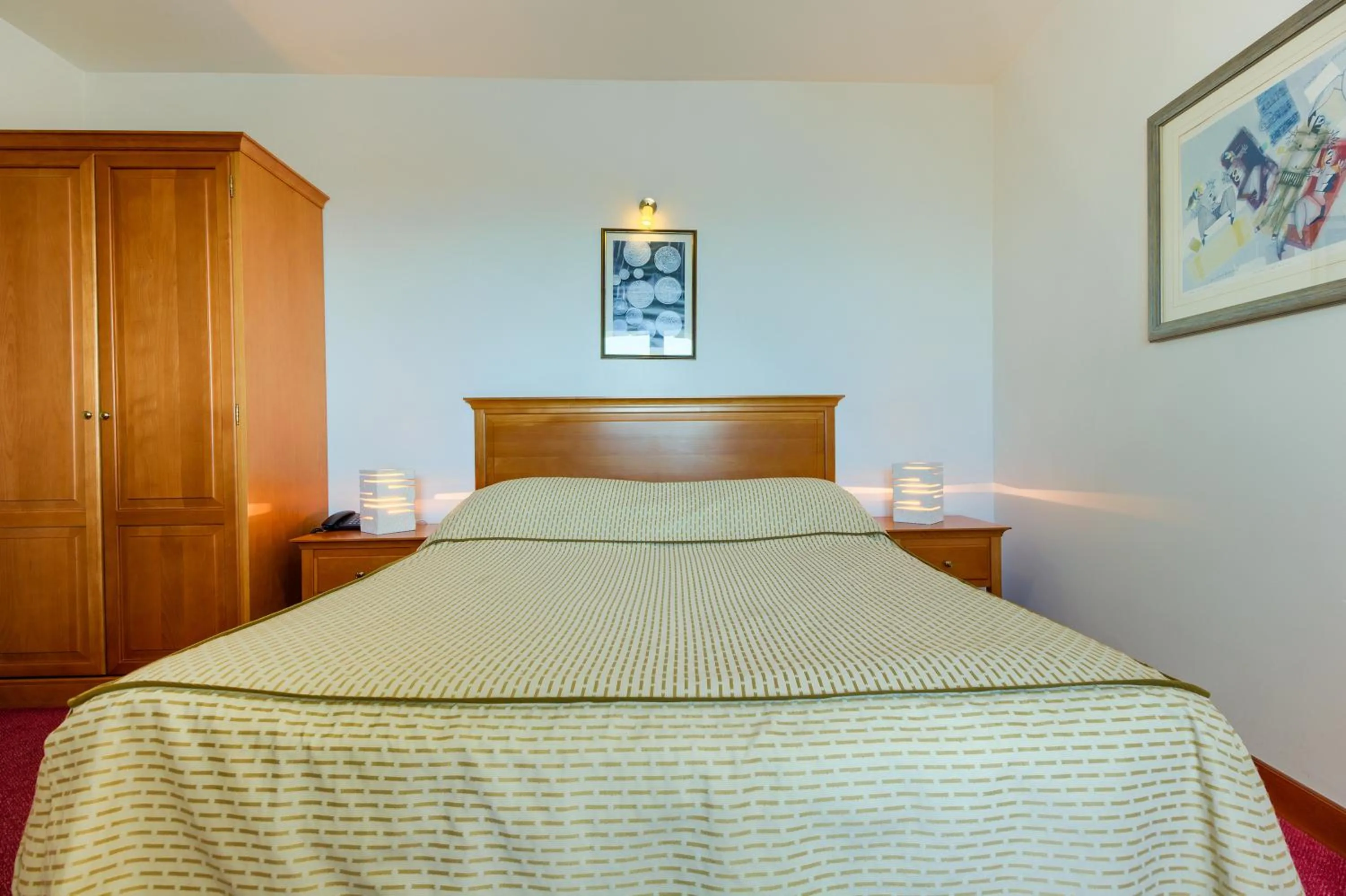 Bed in Hotel Villa Dvor