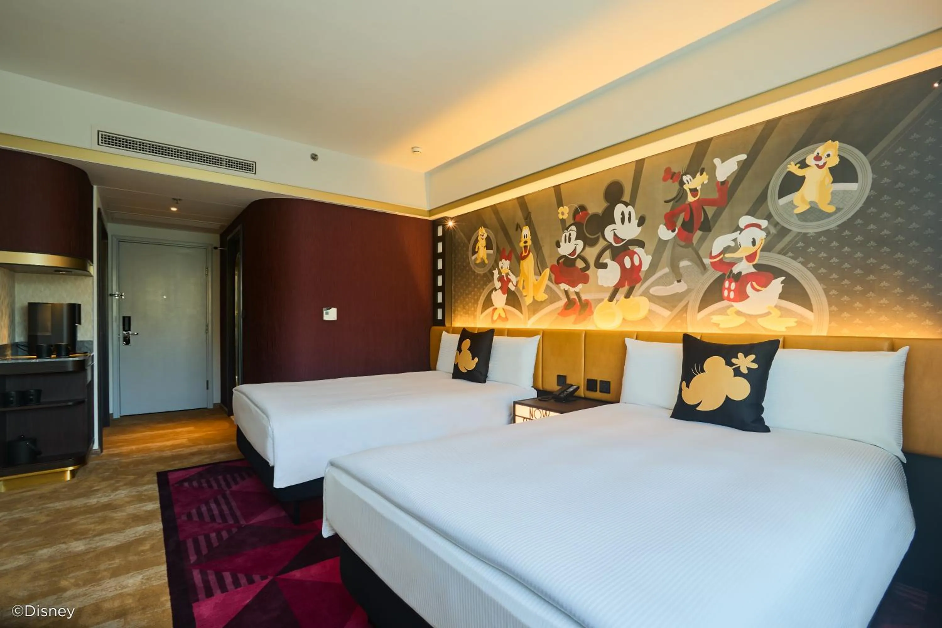 Decorative detail, Bed in Disney's Hollywood Hotel