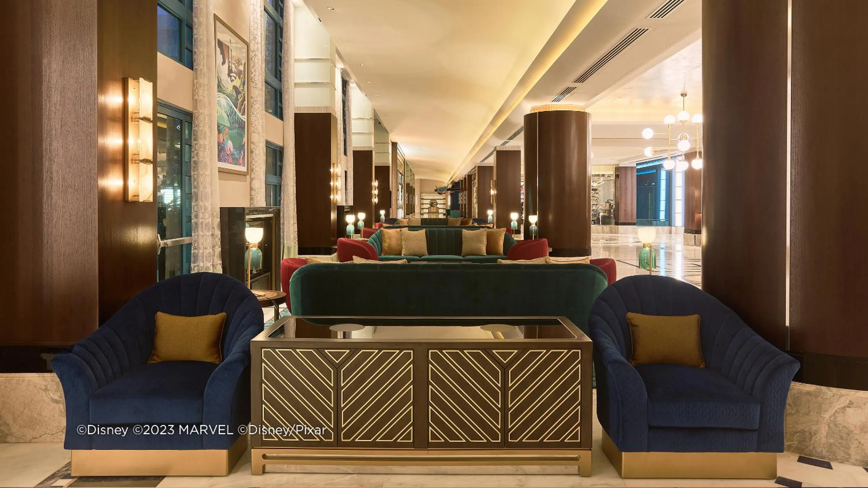Lobby or reception in Disney's Hollywood Hotel