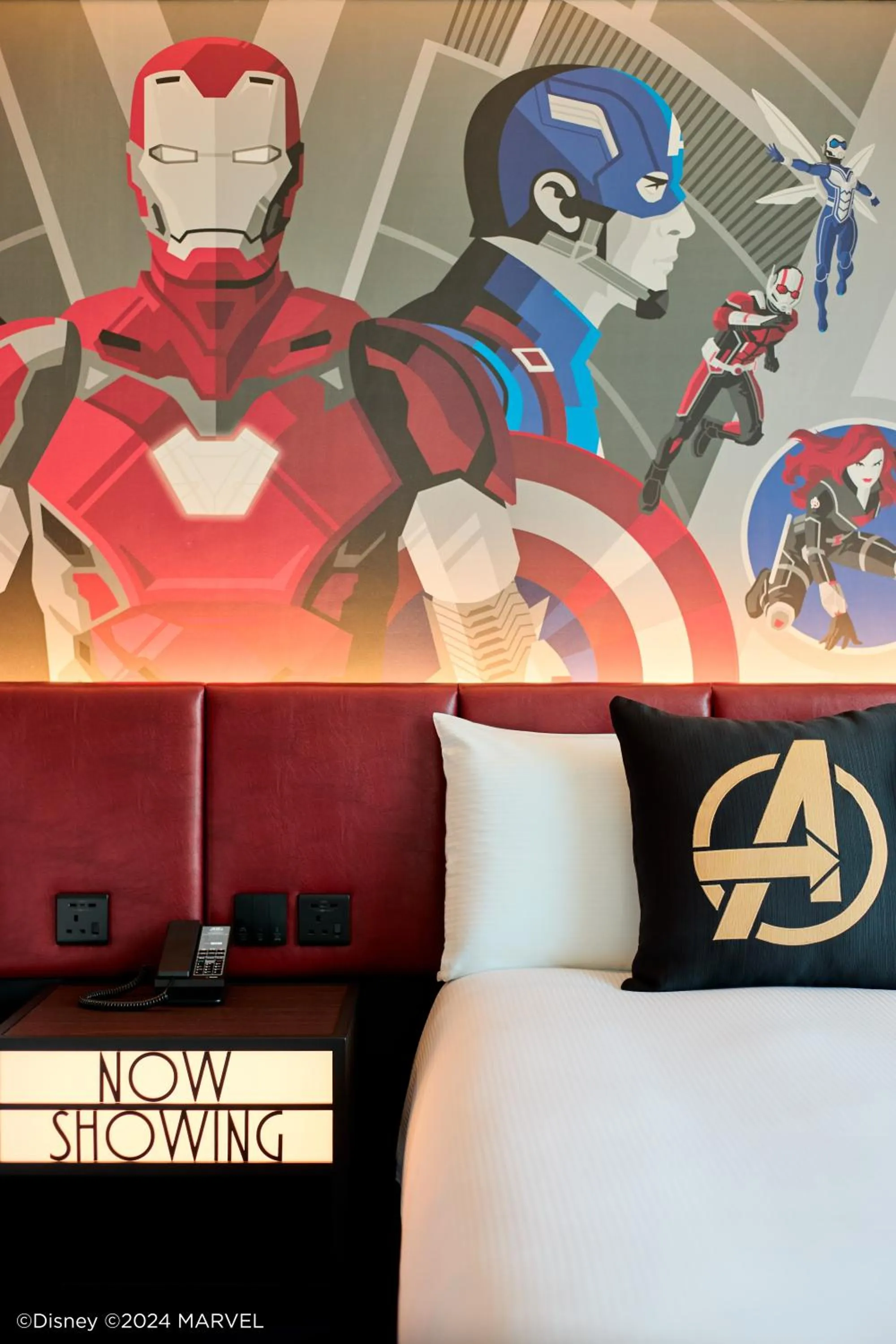 Decorative detail, Bed in Disney's Hollywood Hotel