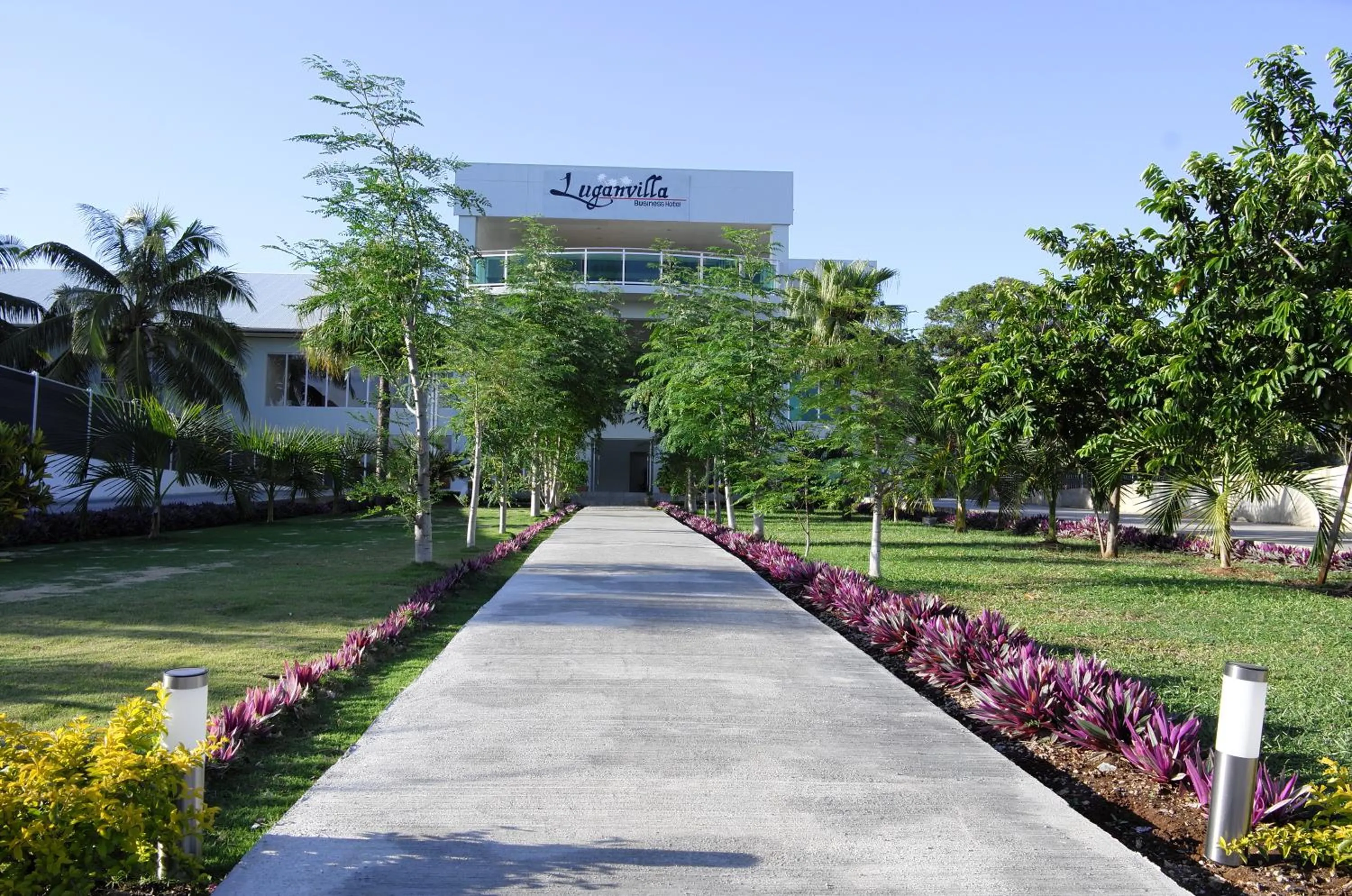 Facade/entrance in Luganvilla Business Hotel and Restaurant