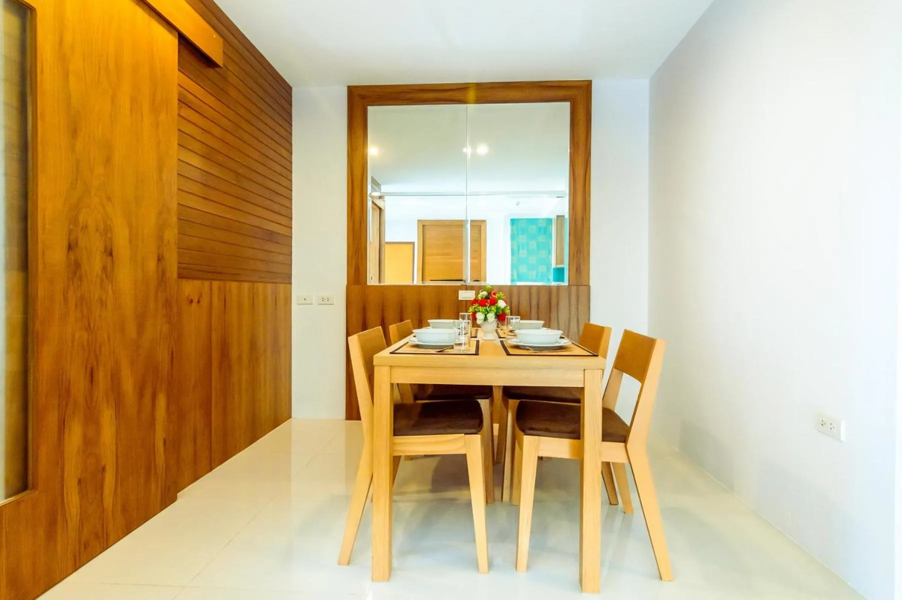Dining area in G Residence