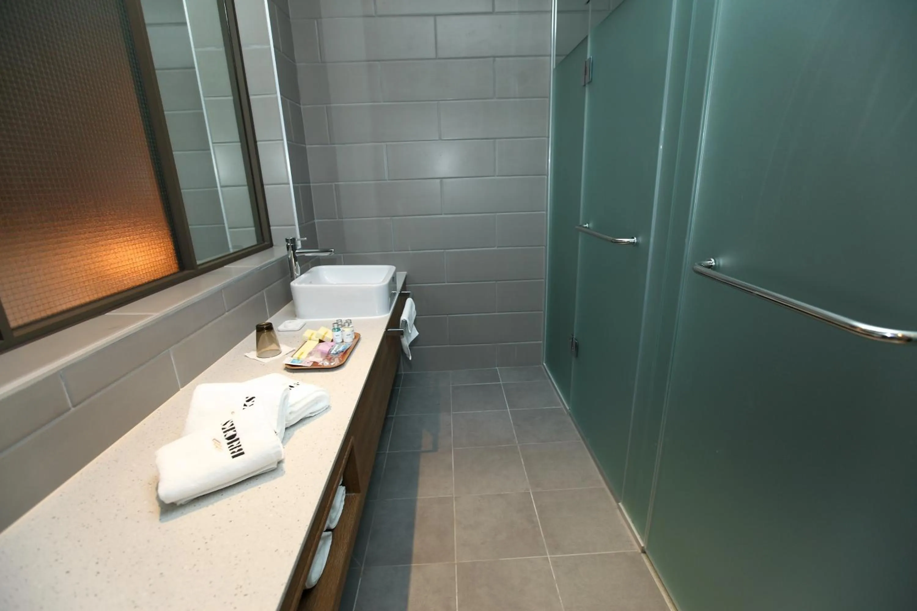 Bathroom in Bricks Hotel