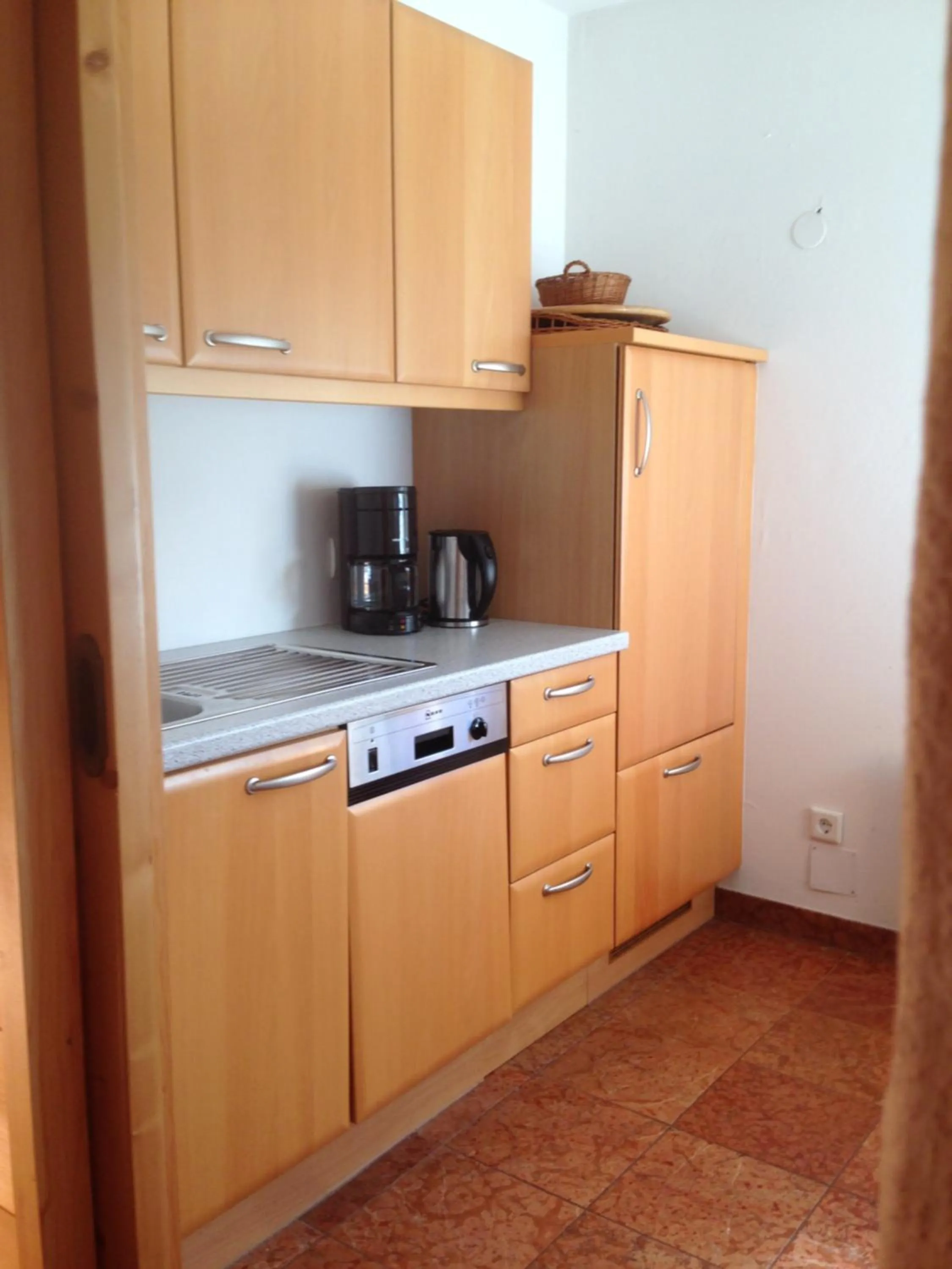 Kitchen or kitchenette in Ferienhaus Heutal