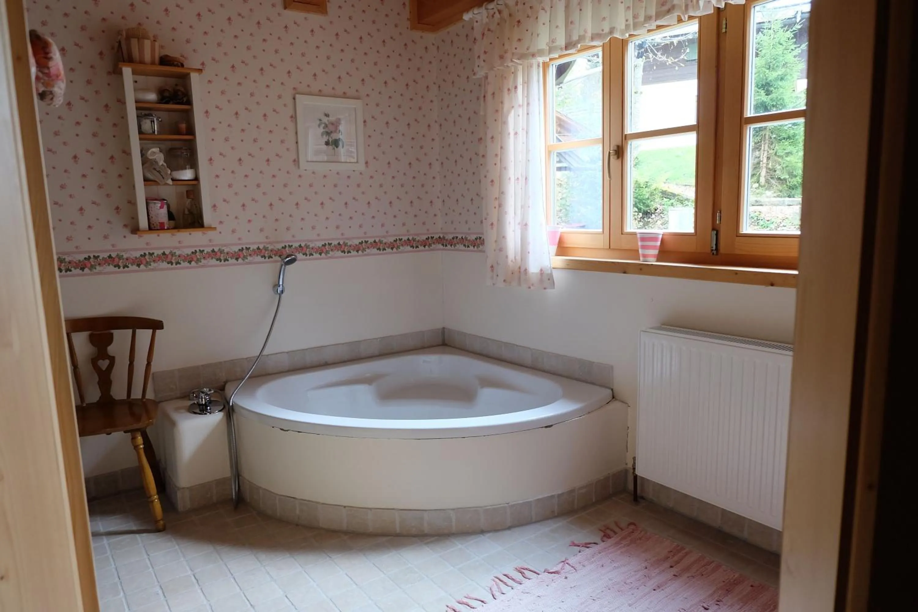 Bathroom in Ferienhaus Heutal