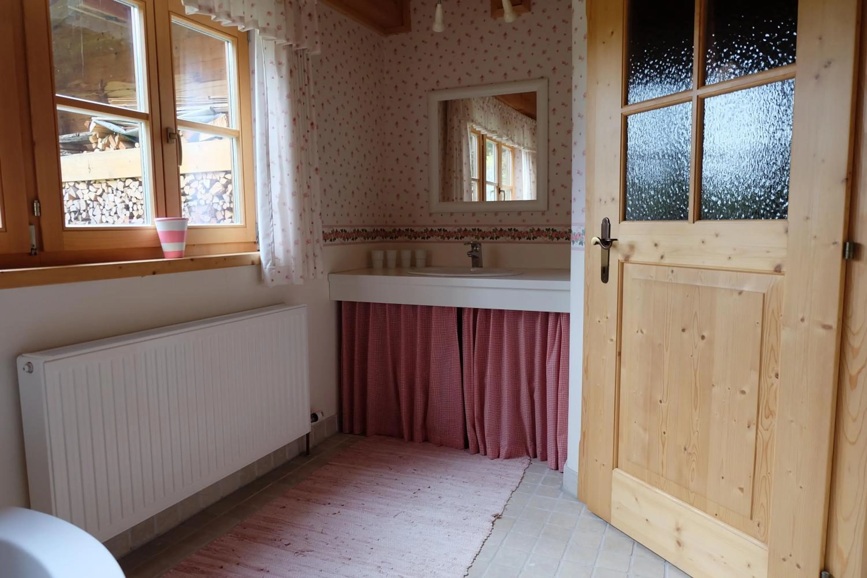 Bathroom in Ferienhaus Heutal