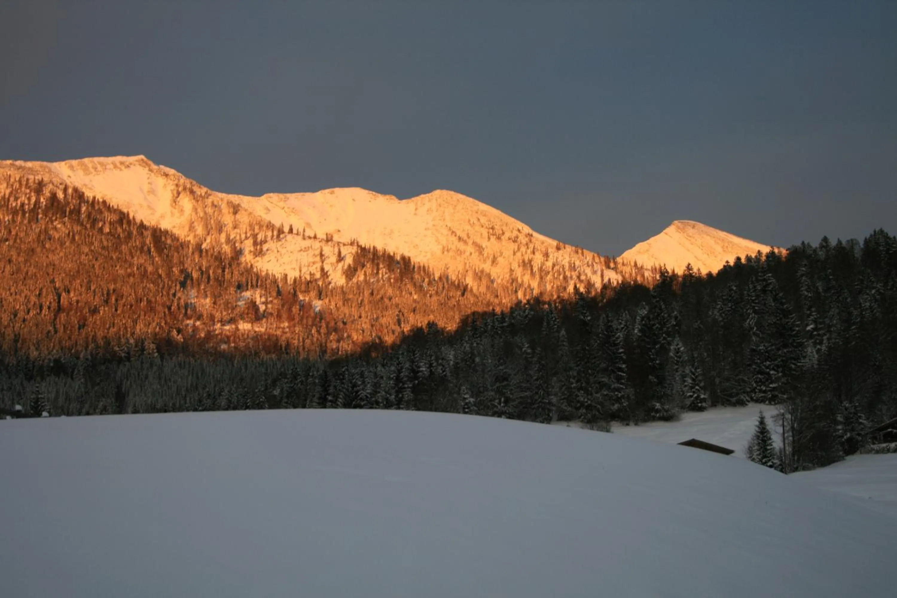 Natural landscape in Ferienhaus Heutal