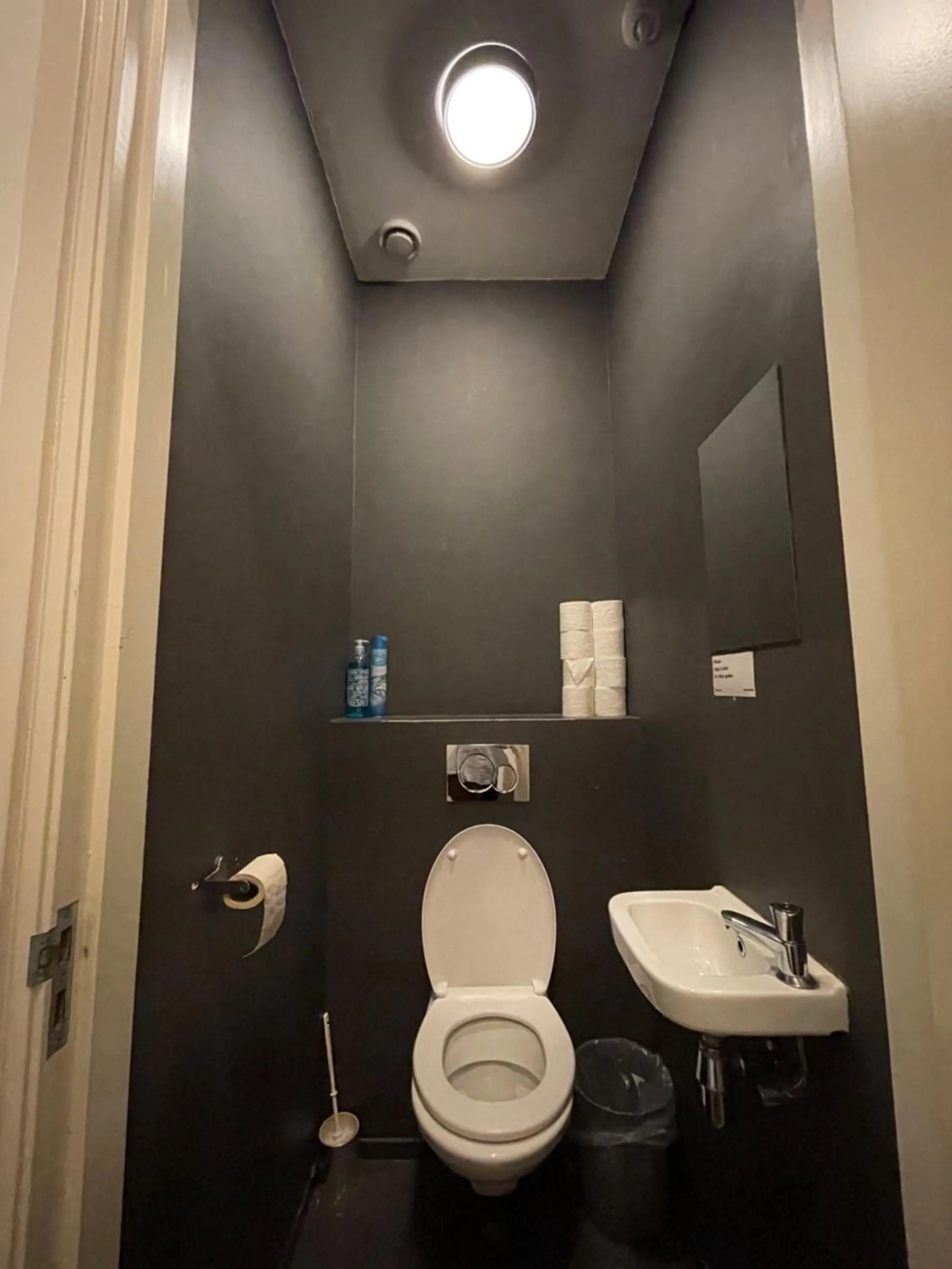 Toilet in Thuis bij Schell