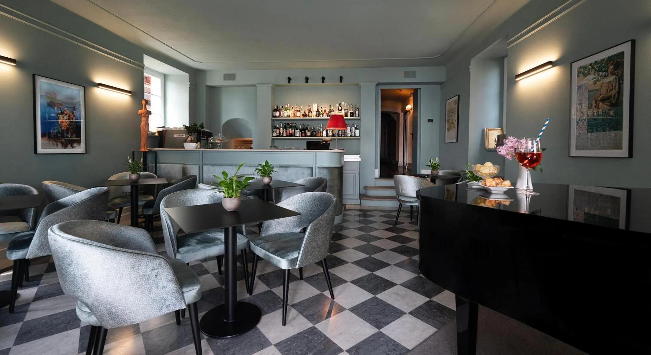 Lounge or bar in Hotel Cannero