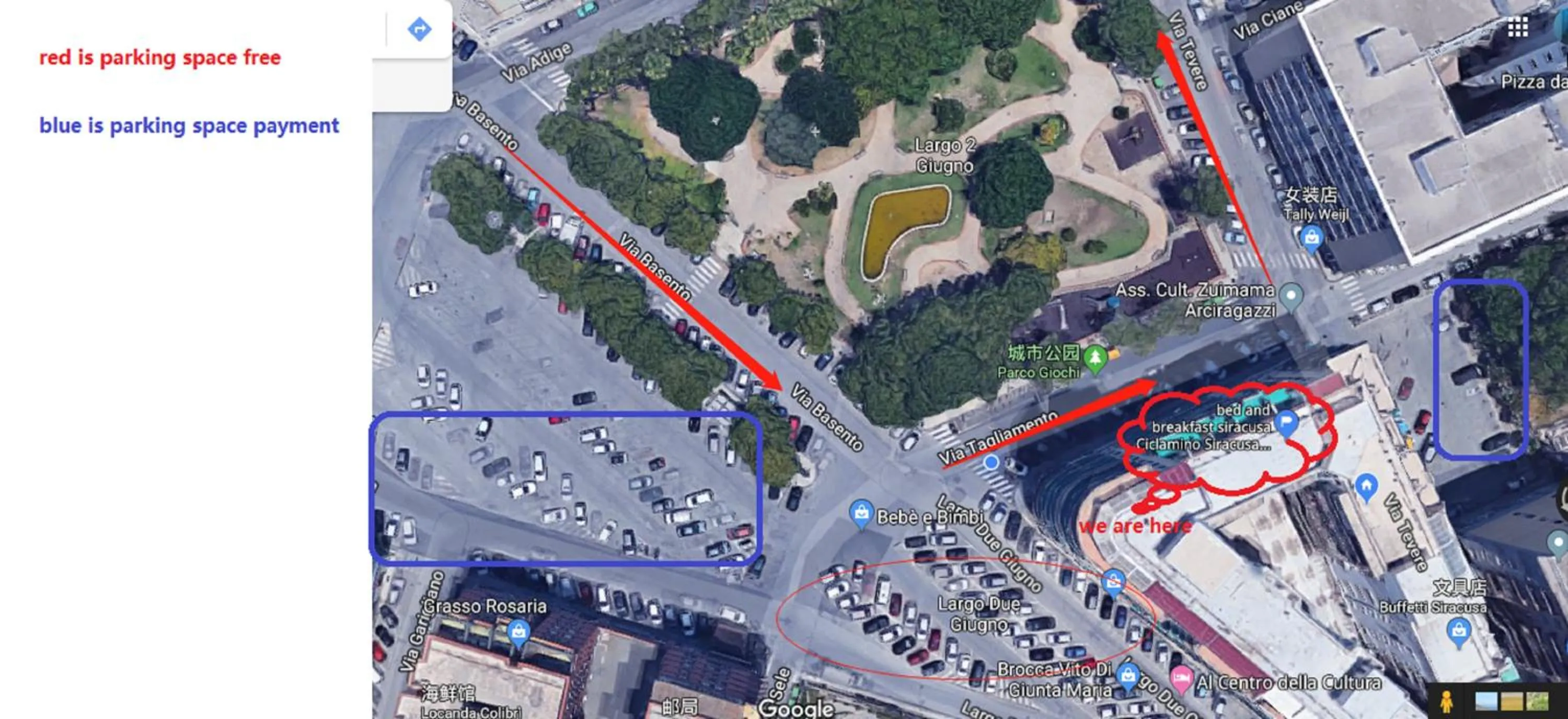 Nearby landmark in Ciclamino Siracusa