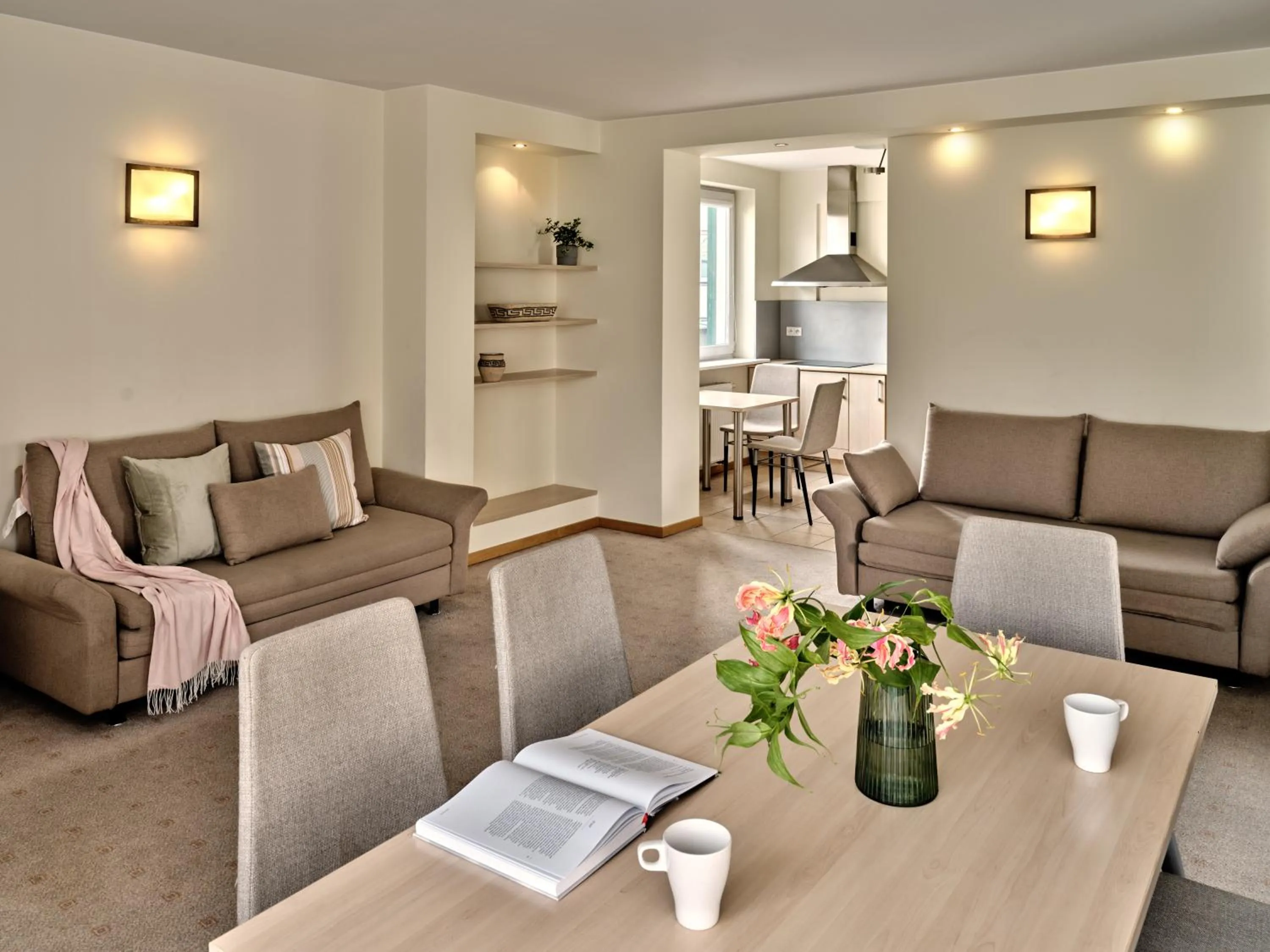 Kitchen or kitchenette in Apartamenty Media Park