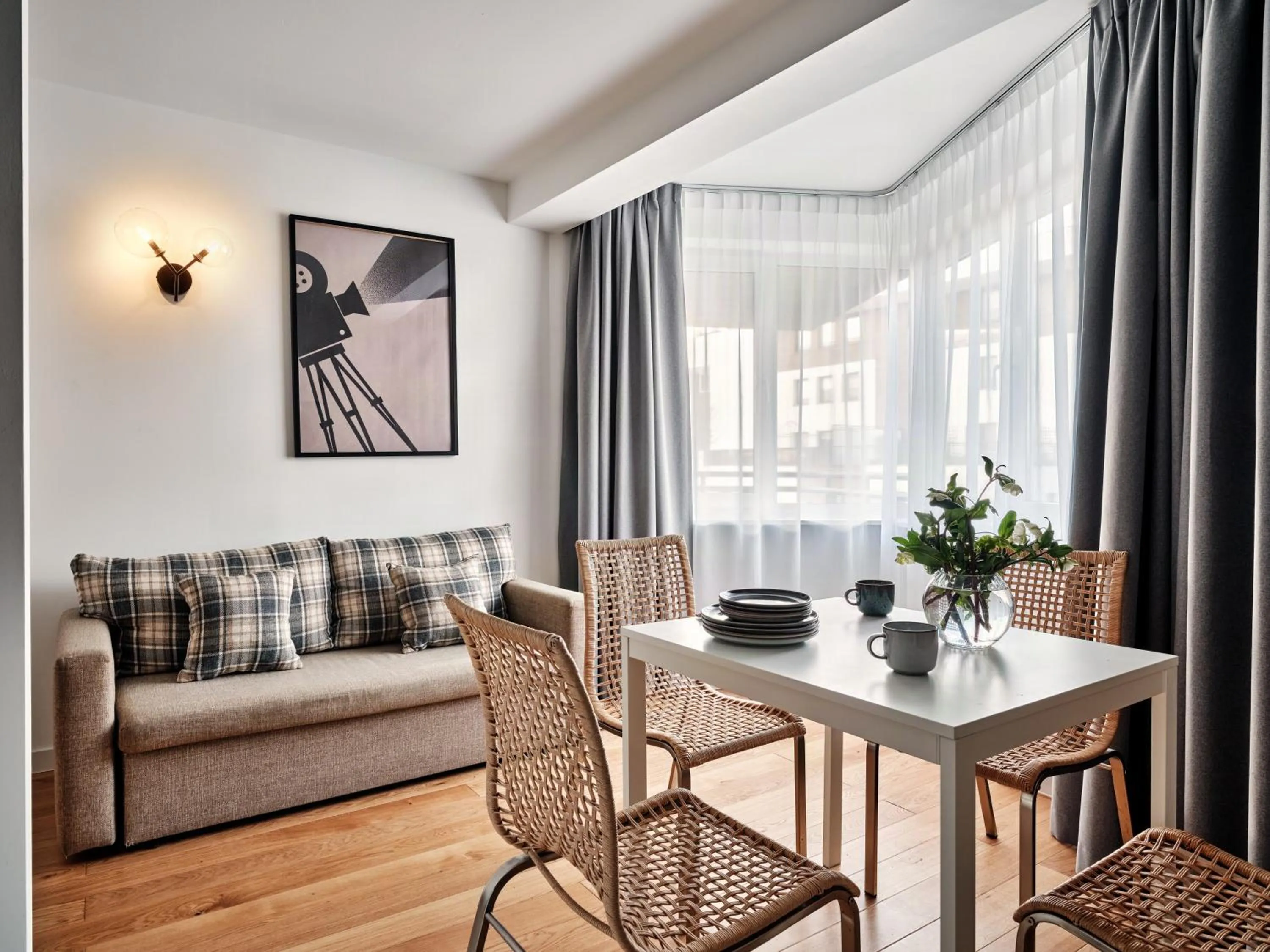 Seating area in Apartamenty Media Park