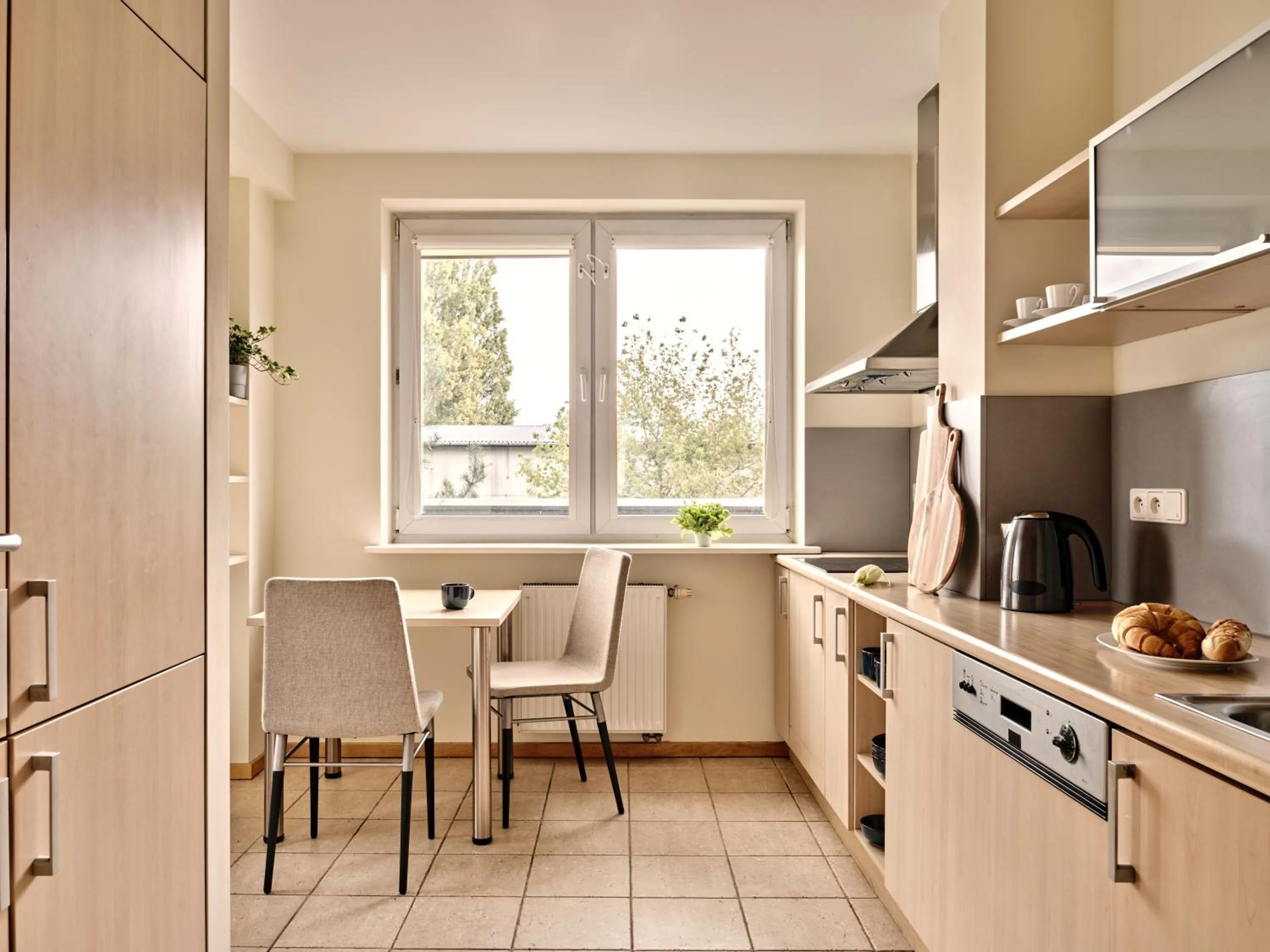 Kitchen or kitchenette in Apartamenty Media Park