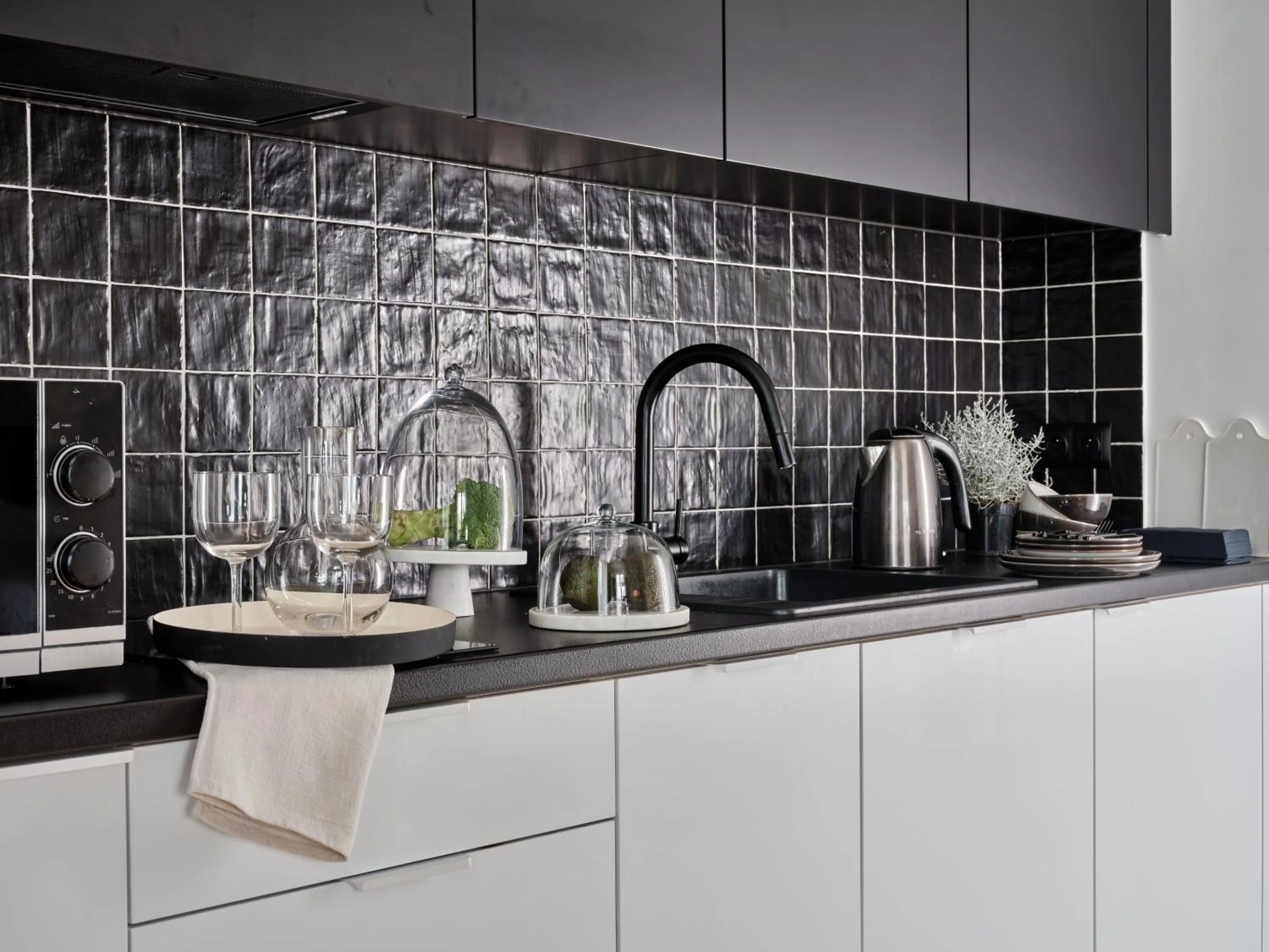 Kitchen or kitchenette in Apartamenty Media Park