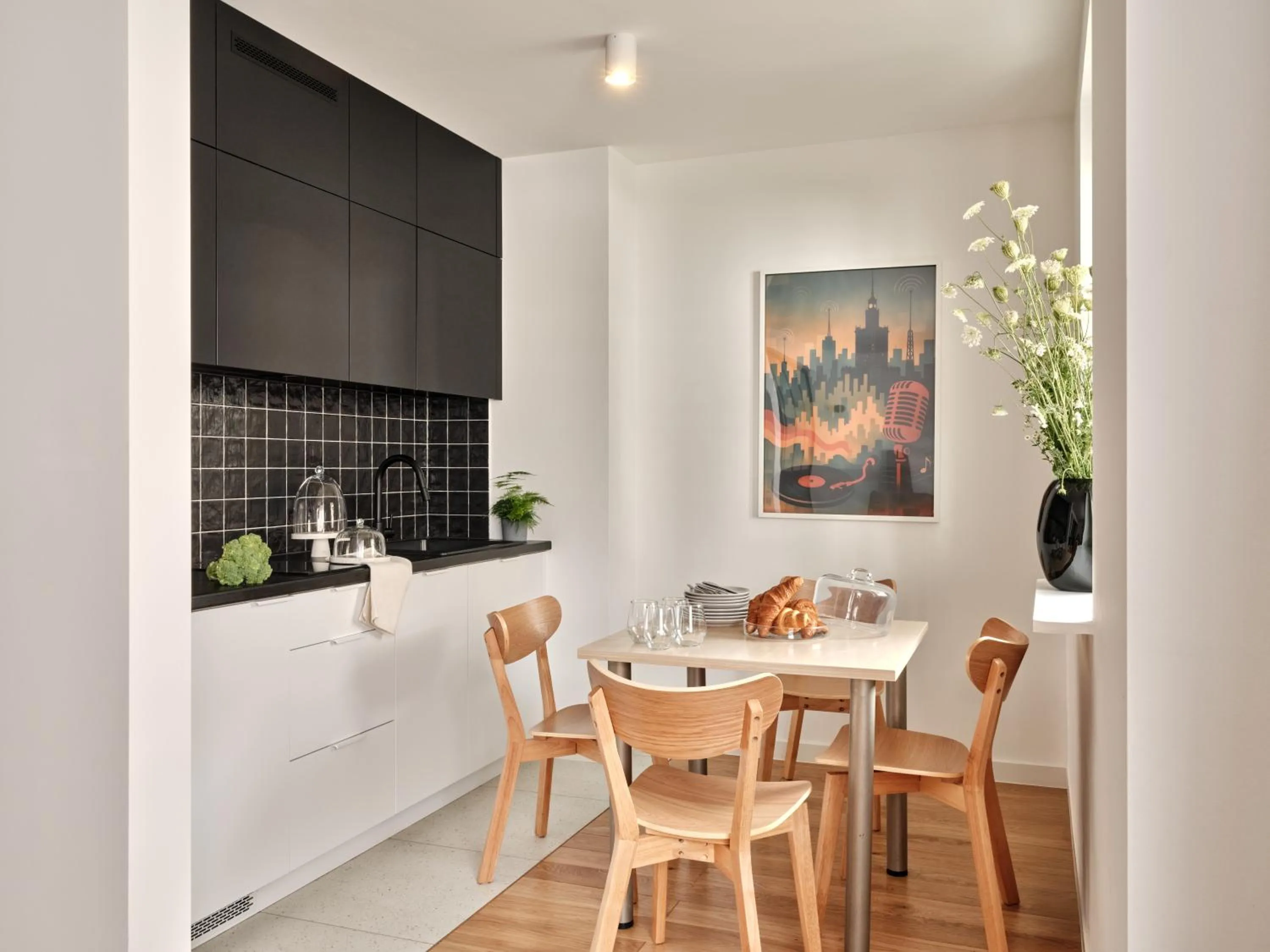 Kitchen or kitchenette in Apartamenty Media Park