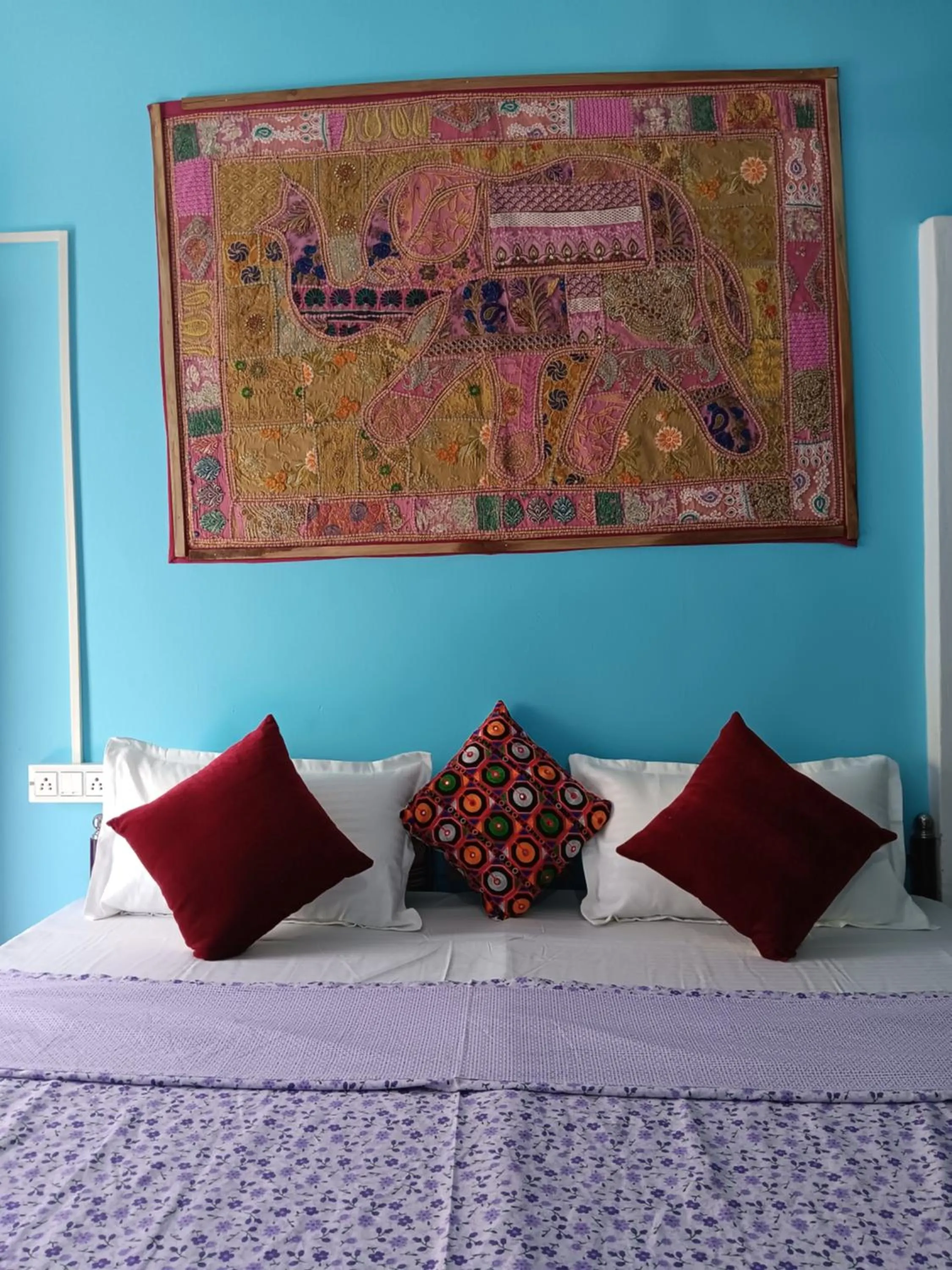 Bed in Mayur Guest House