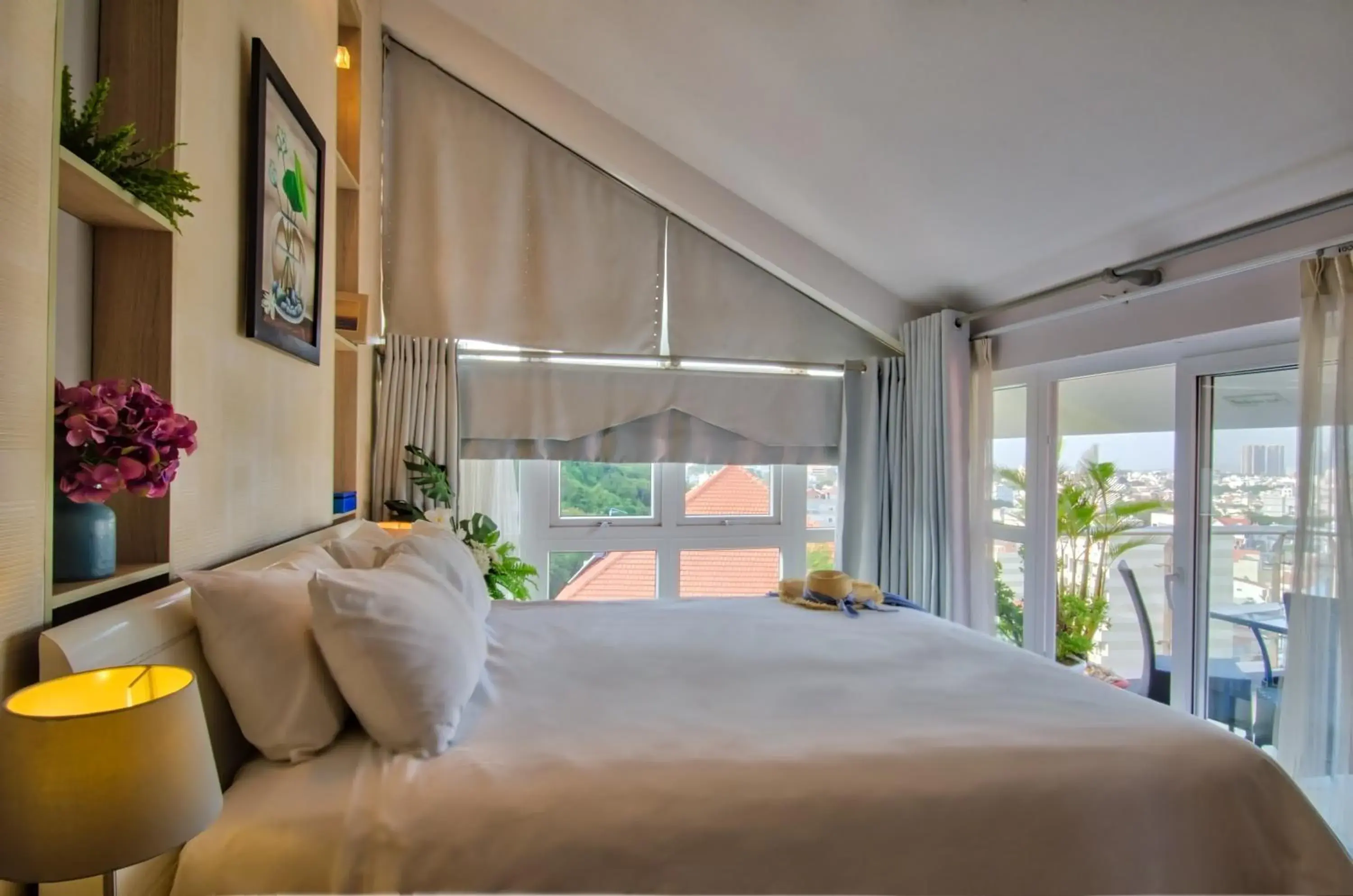 Bedroom, Bed in The Wind Resort - Tropical Hillside Escape Bedroom, Bed in The Wind Resort - Tropical Hillside Escape